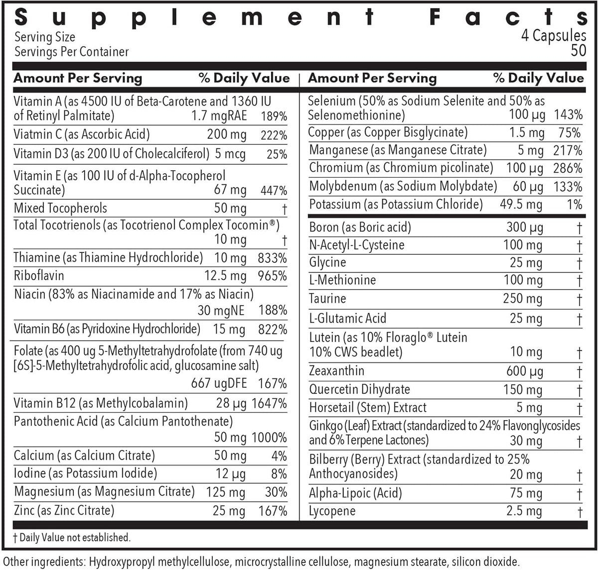 ARG OcuDyne II - Eye Health Supplement with Lutein & Zeaxanthin - görsel 3
