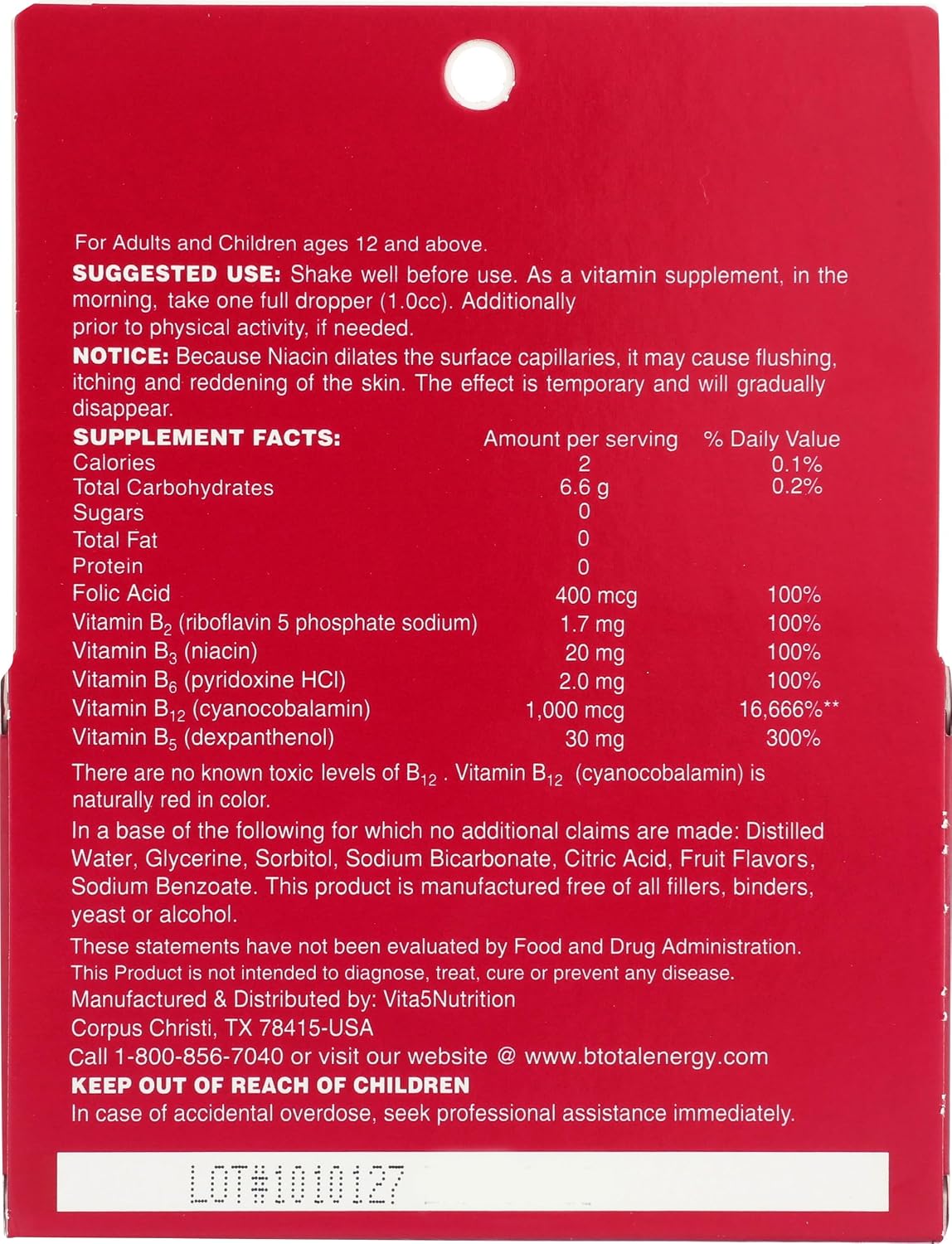 Sublingual B Total Twin Pack 2 oz - 8 Pack