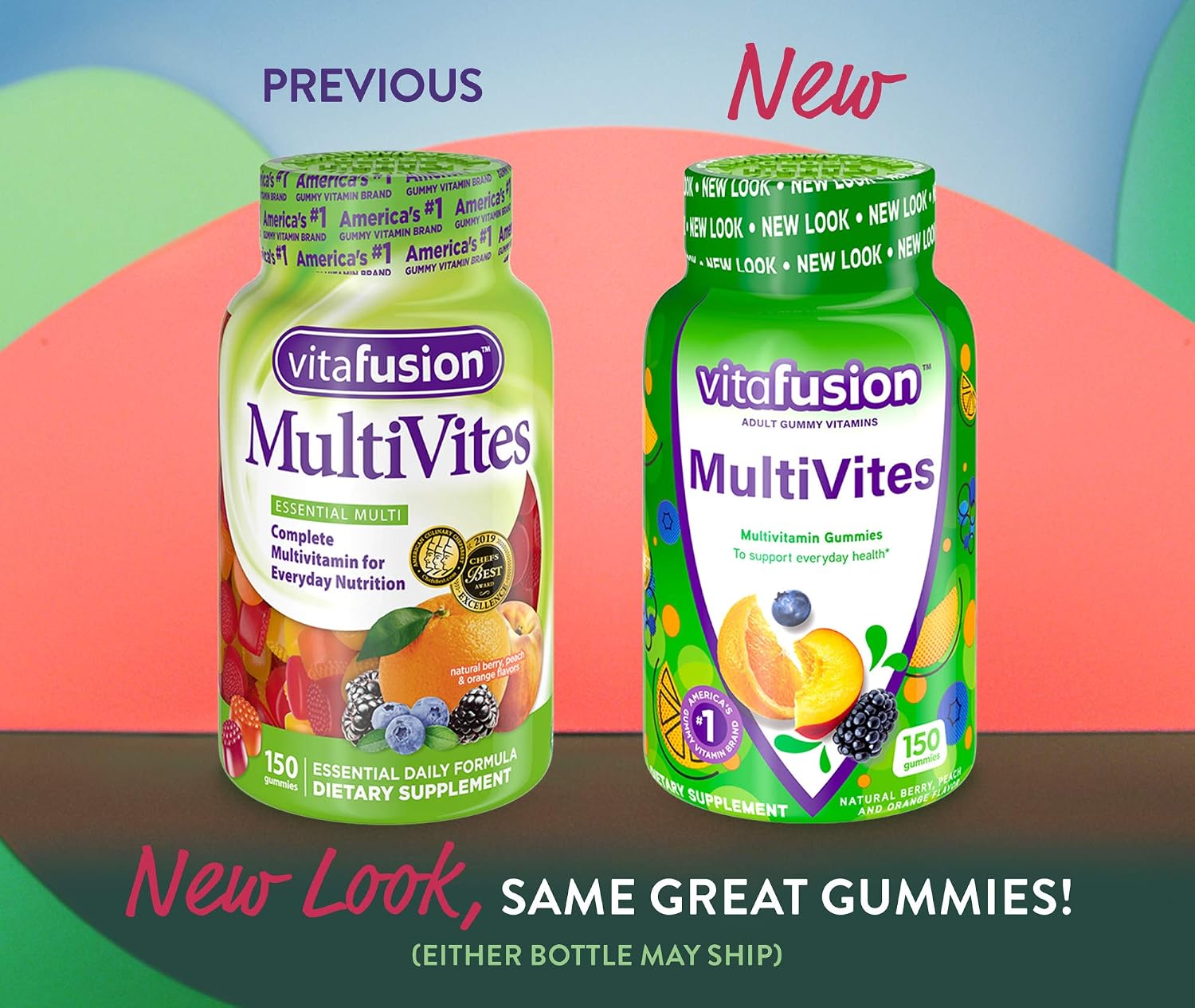 Vitafusion MultiVites Gummy Vitamins - 70 Count (Pack of 3)