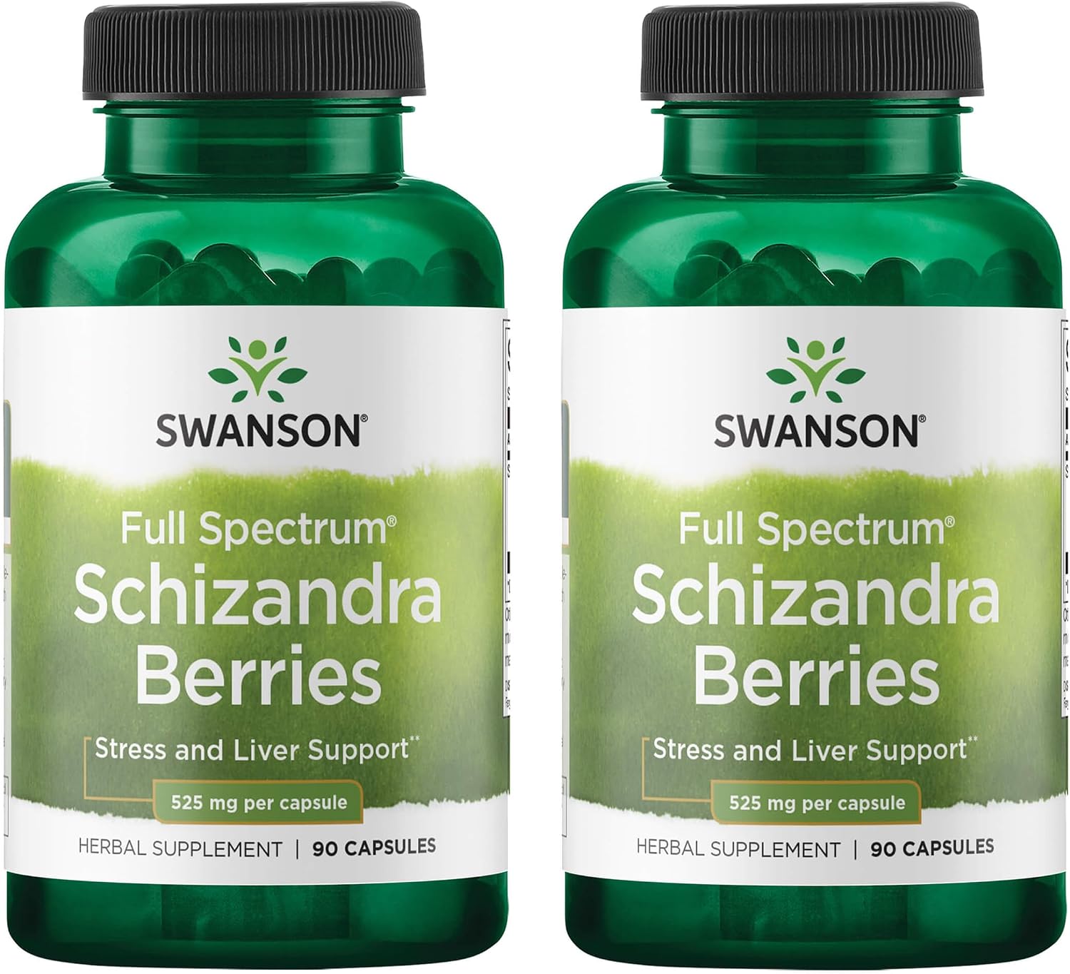 Swanson Full Spectrum Schizandra Berries - 90 Capsules, 525 mg Each
