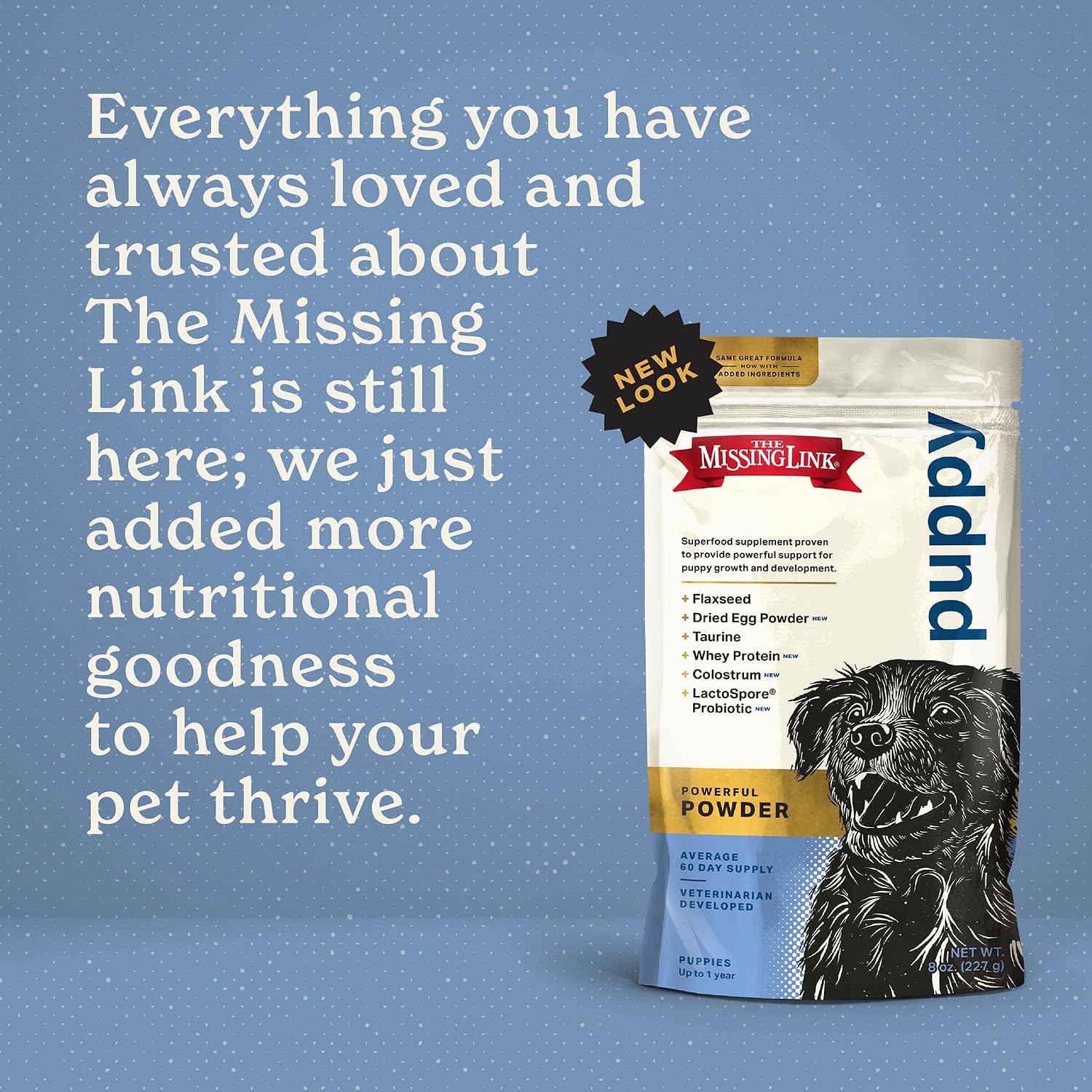 The Missing Link Puppy Supplement 8 oz (227 g) – Superfood Powder