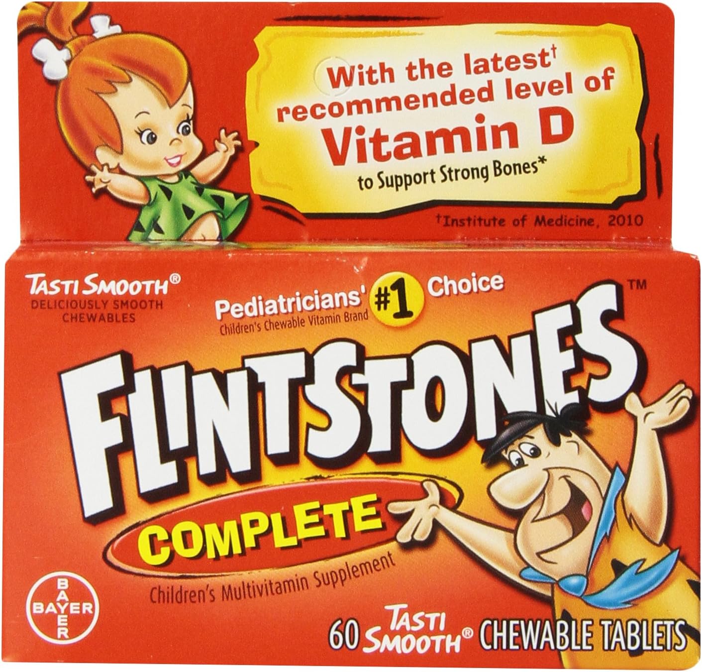 Flintstones Complete Children's Chewable Supplement, 60 Count