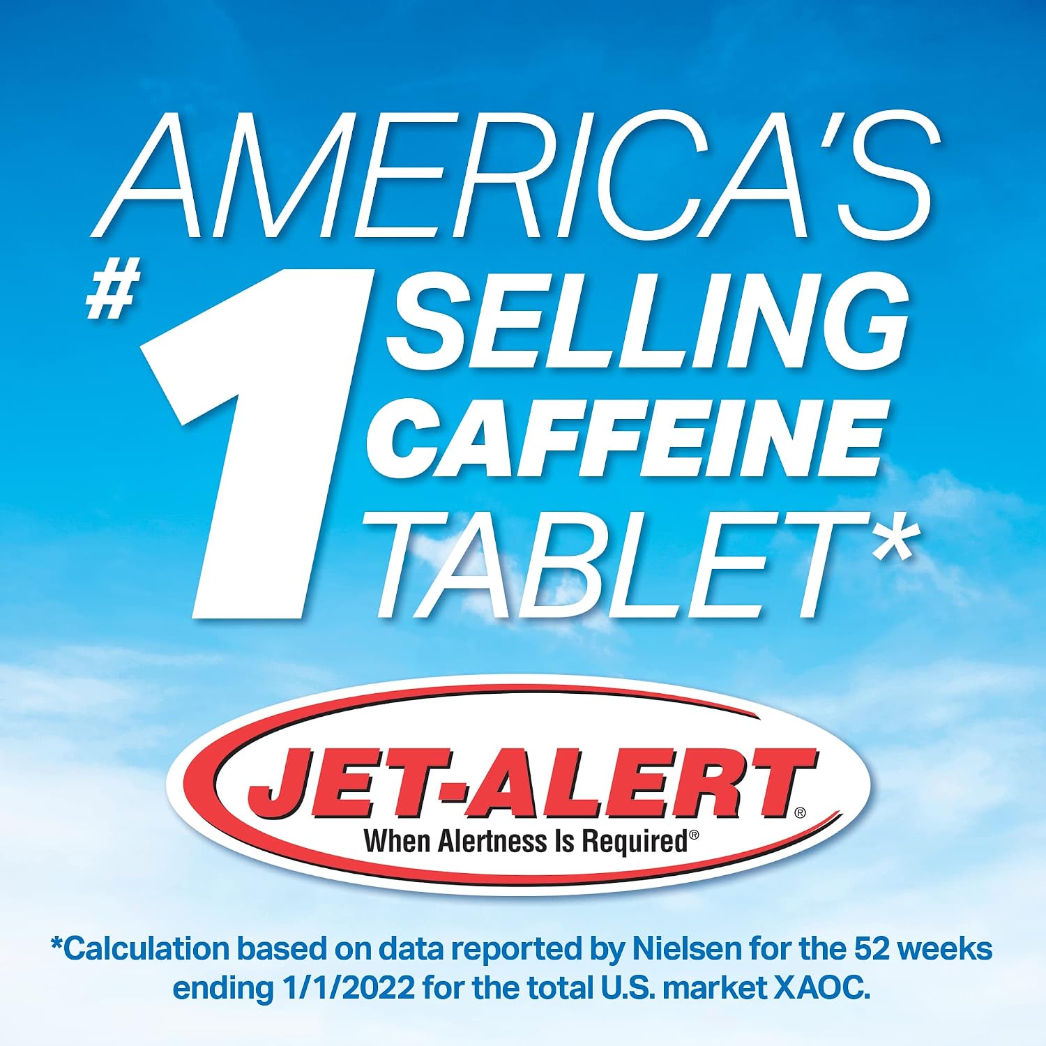 Jet-Alert 100 mg Caffeine Tablets, 120 Count