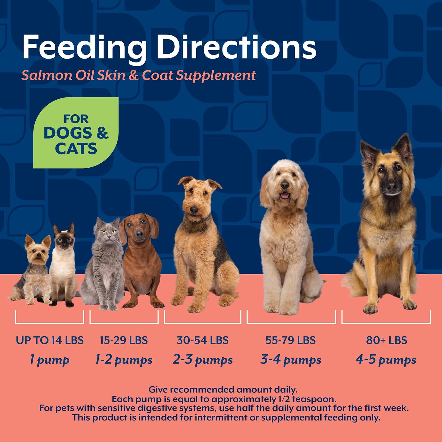 NaturVet Salmon Oil Skin & Coat Plus Omegas – Supports Healthy Skin & Glossy Coat – Source of Omega-3 & 6 Fatty Acids – for Dogs & Cats (8.75 oz Oil)