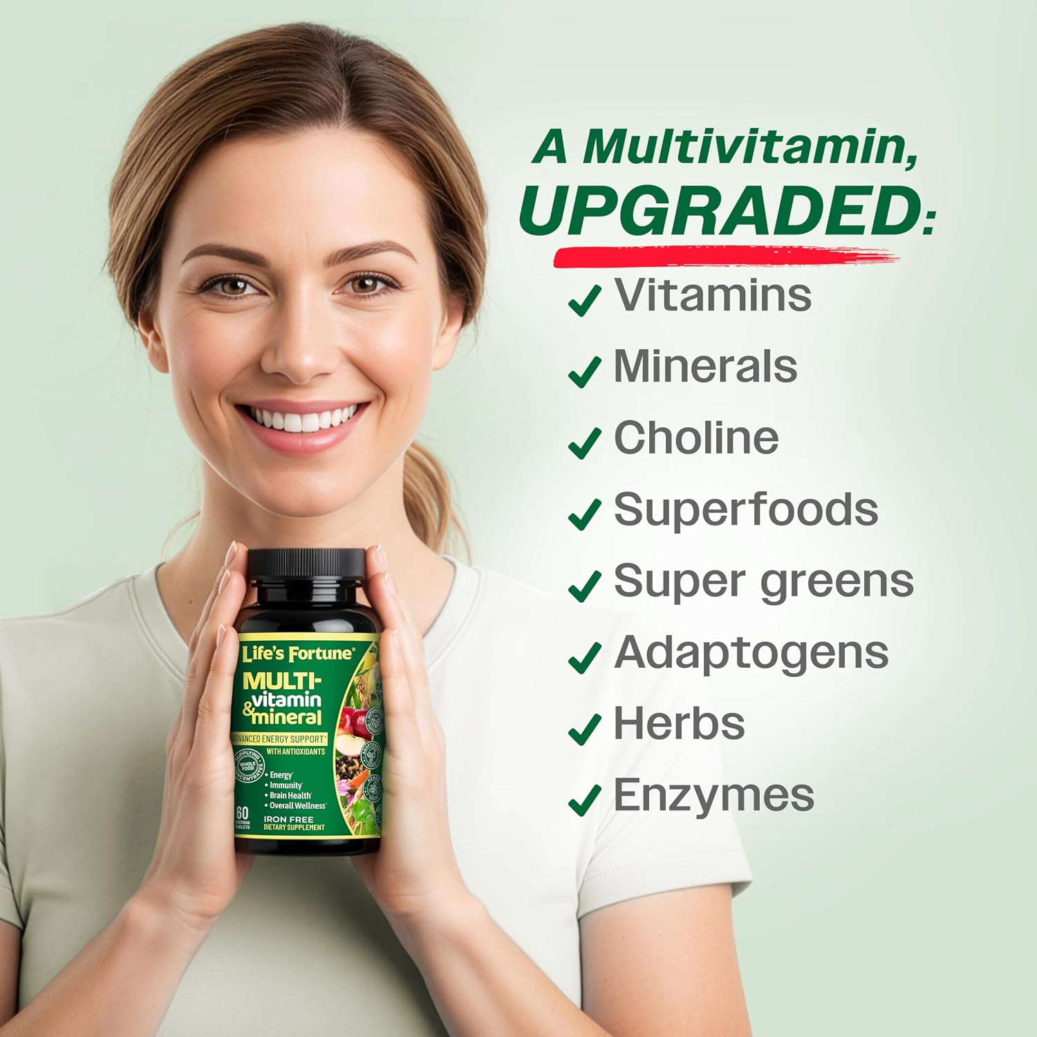 Life's Fortune Whole Food Multivitamin & Mineral Supplement