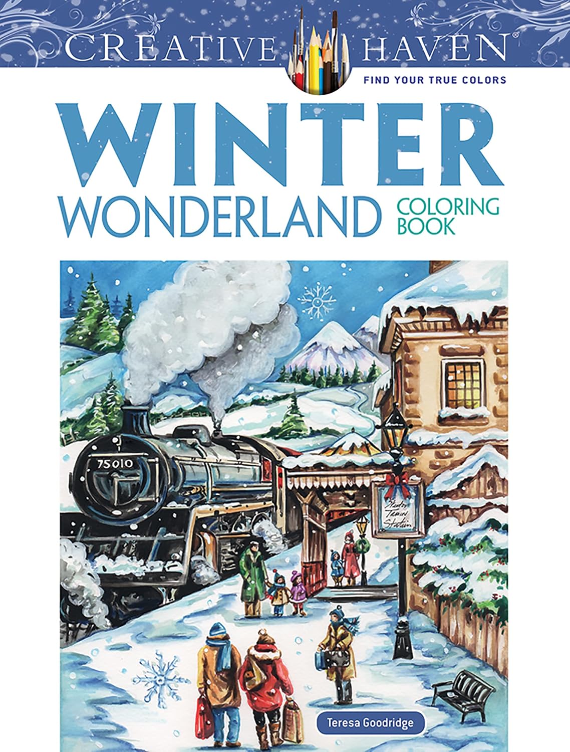 Creative Haven Winter Wonderland Colouring Book