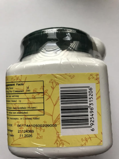 Bai Zhu - Atractylodes Rhizome, 100 g (E-Fong)