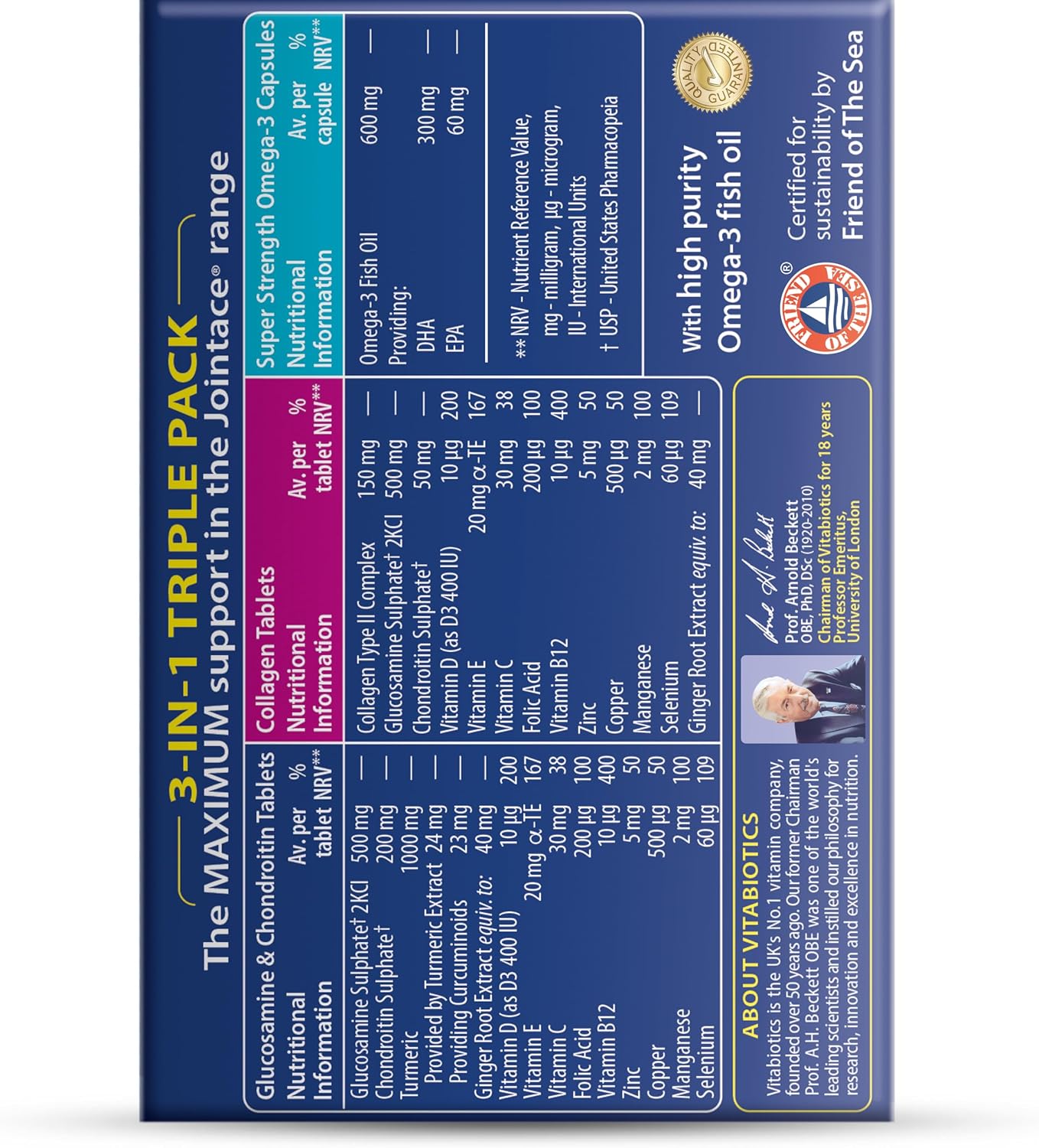 Vitabiotics Jointace Max Tablets – 84 Tablets