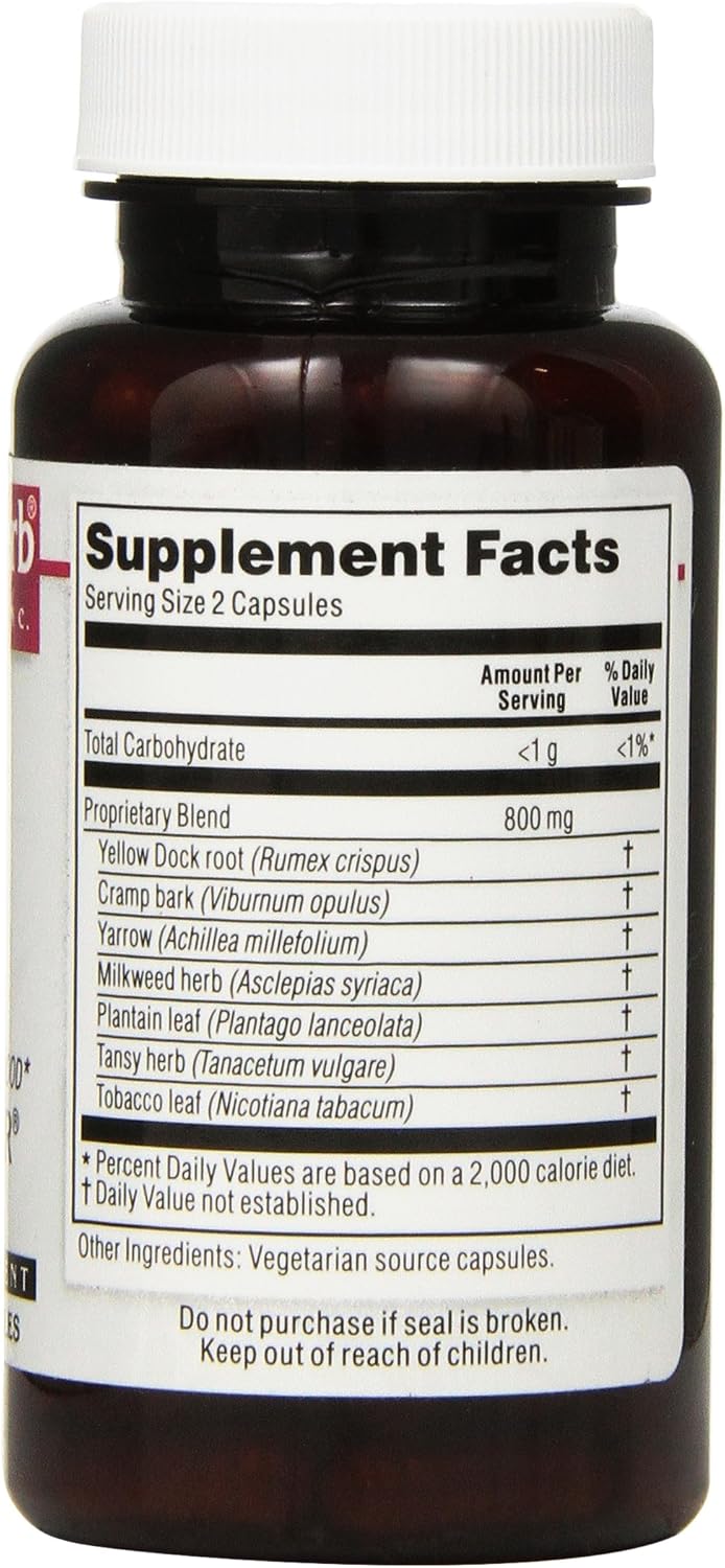 Kroeger Herb Blood Toner Capsules, Vegetarian, 100 Count