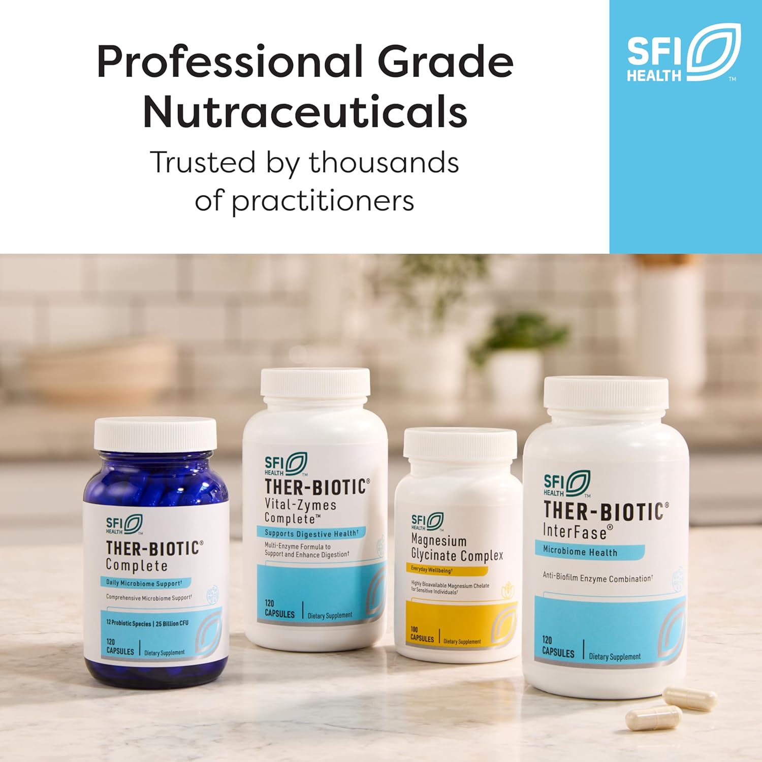 Klaire Labs SFI Health Ther-Biotic Factor 6 Probiotic - Ultra-Strength 100 Billion CFU