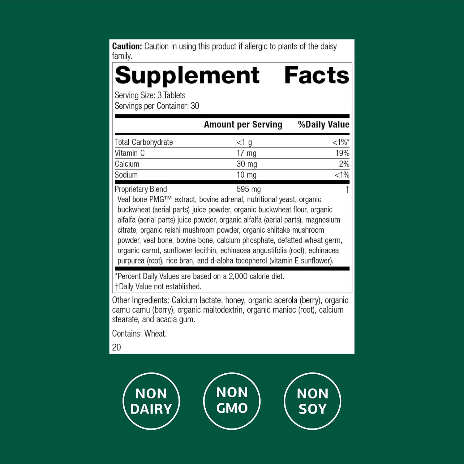 Standard Process Cataplex C – Whole Food Vitamin C for Immune and Bone Support – 90 Tablets