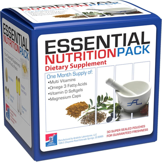 All-in-One Vitamin Packs for Women & Men Over 50 with Omega-3, Magnesium, Vitamin D3 & Citrus Bioflavonoids – 1 Month Supply