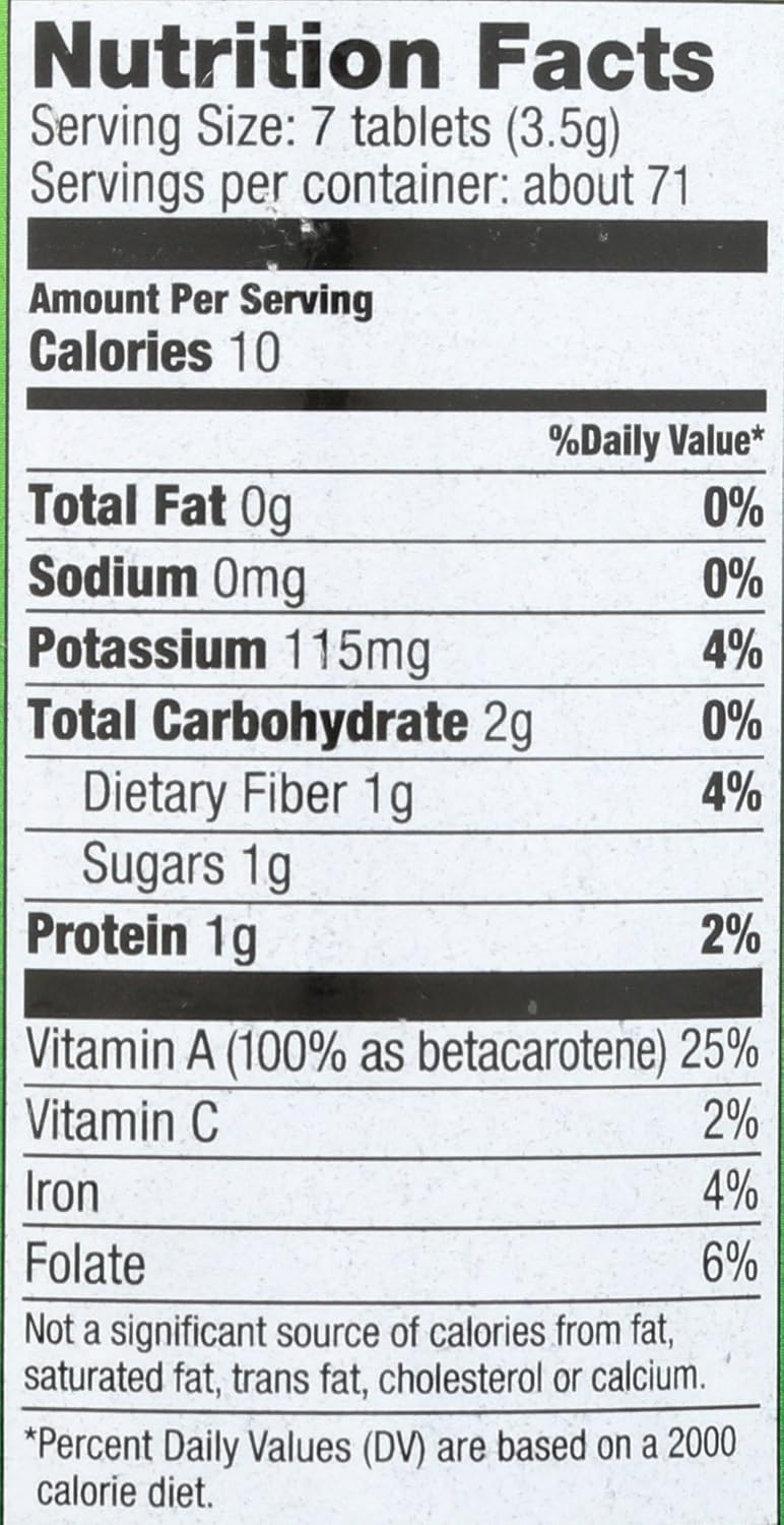Pines Certified Organic Barley Grass – 500 mg, 500 Tablets