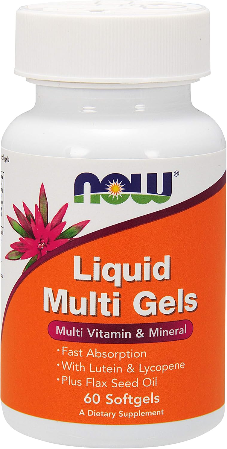 NOW Foods Liquid Multi, 60 Softgels (Pack of 2)