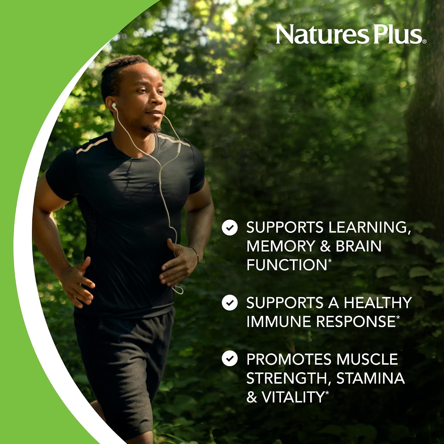 NaturesPlus Folic Acid (Methylfolate) – 800 mcg – 90 Tablets