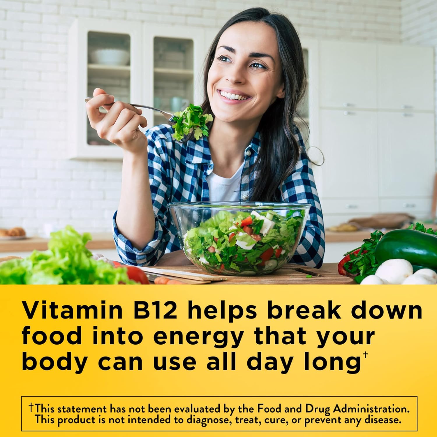 Nature Made Extra Strength Vitamin B12 2500 mcg, 60 Tablets