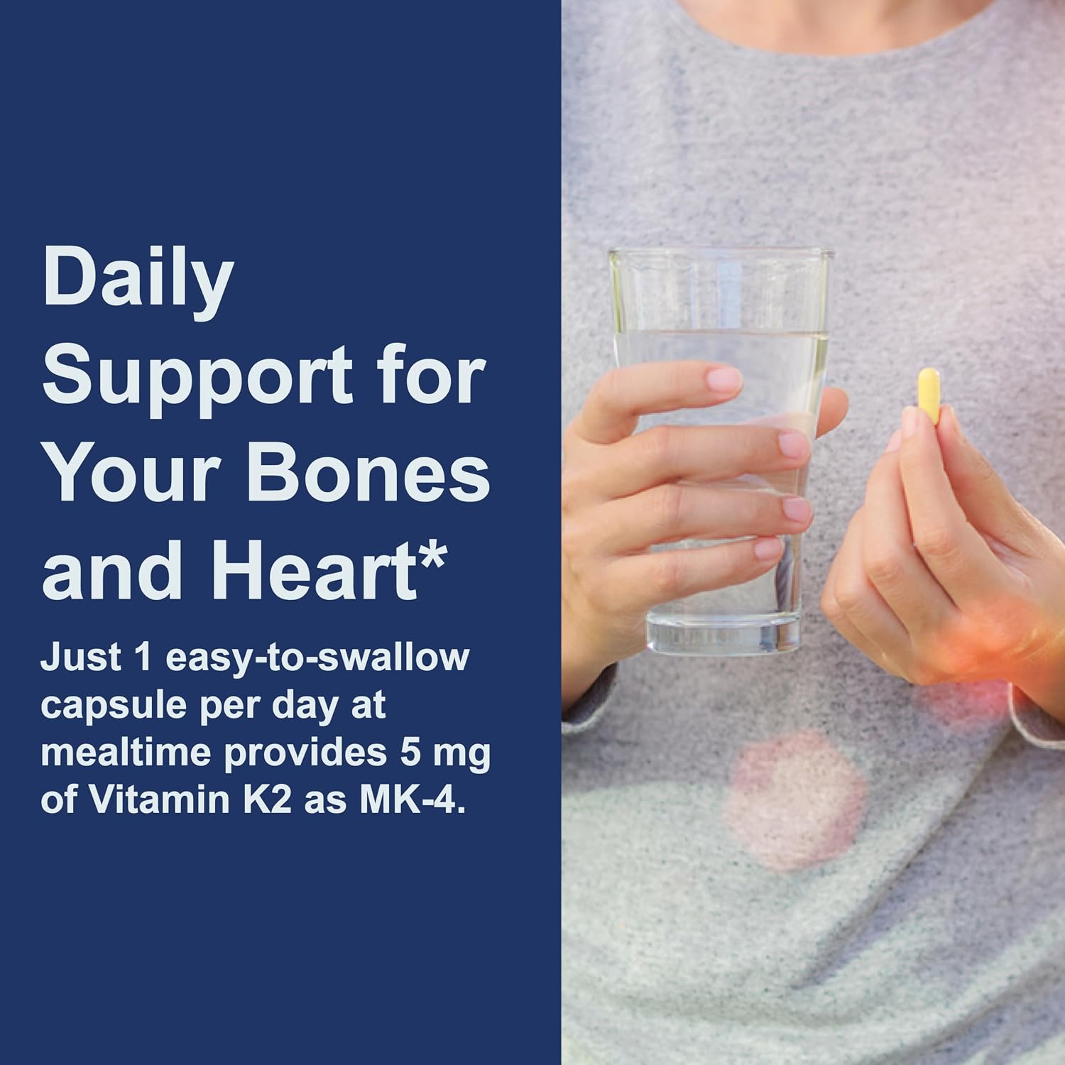 Carlson Vitamin K2, MK-4 (Menatetrenone) – 5 mg, 60 Capsules