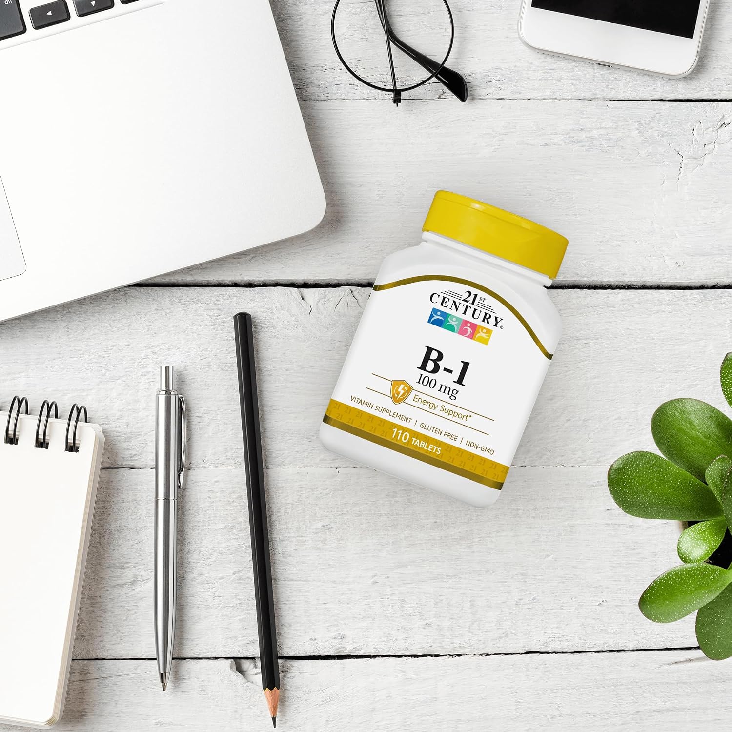 21st Century Vitamin B-1 100 mg Tablets (3-Pack) - görsel 6