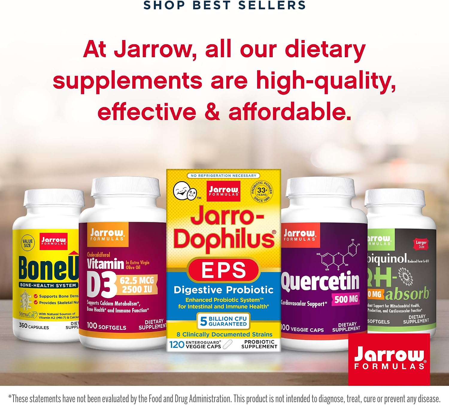 Jarrow Formulas Vitamin D3 2500 IU, 200 Softgels – Bone & Immune Support