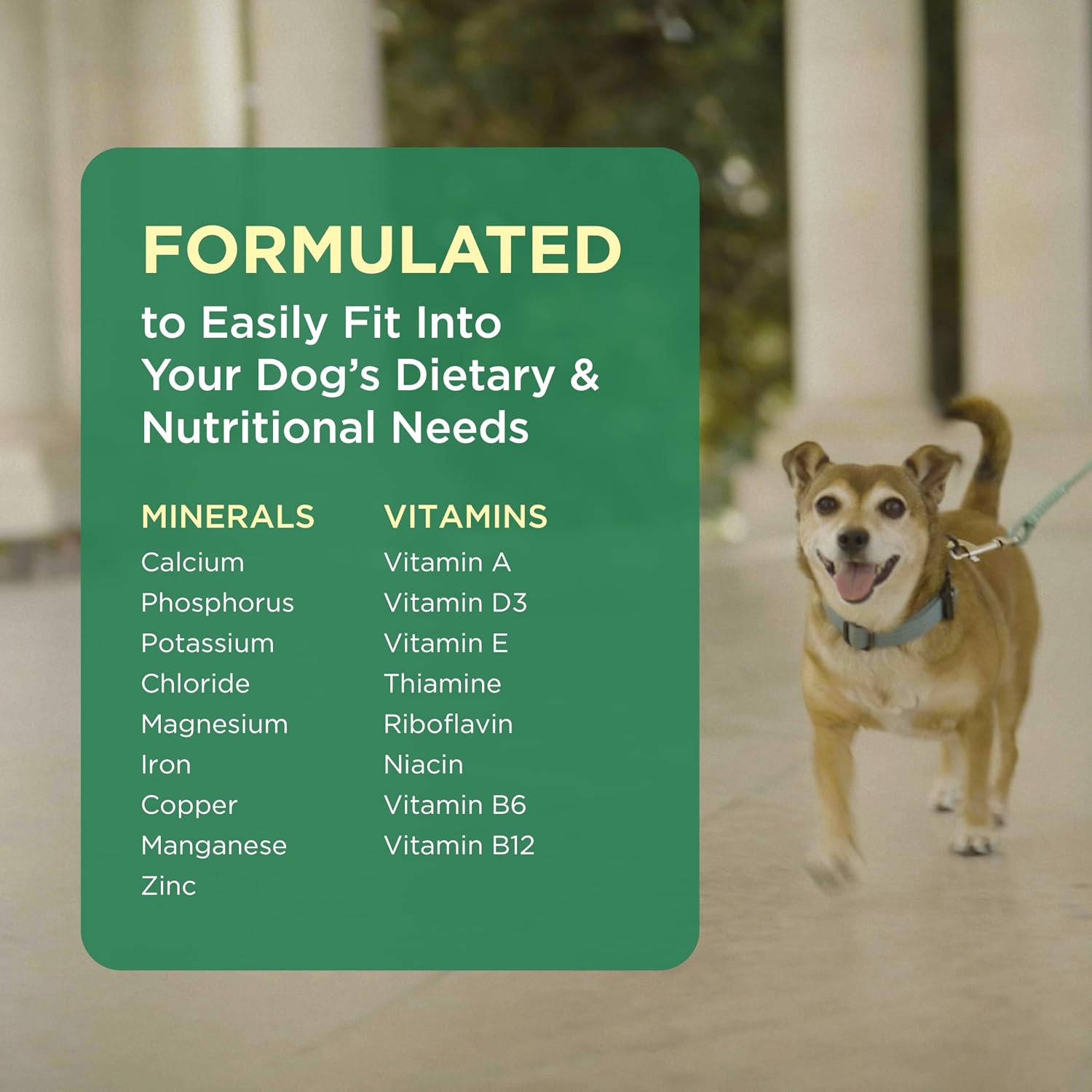Pet-Tabs Multivitamin and Mineral Supplement for Dogs, Chewable Tablets, 60 Count