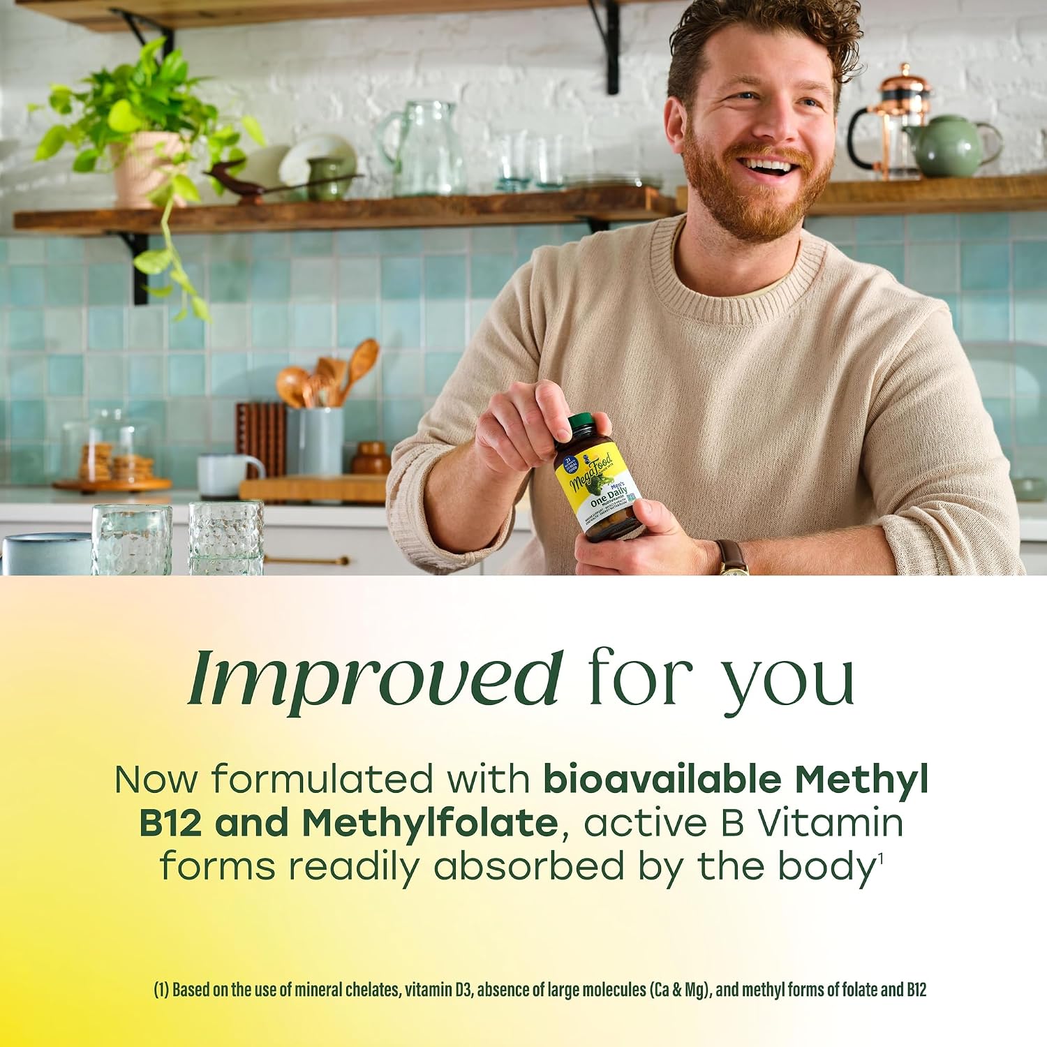 MegaFood One Daily Men's Multivitamin - 90 Tablets
