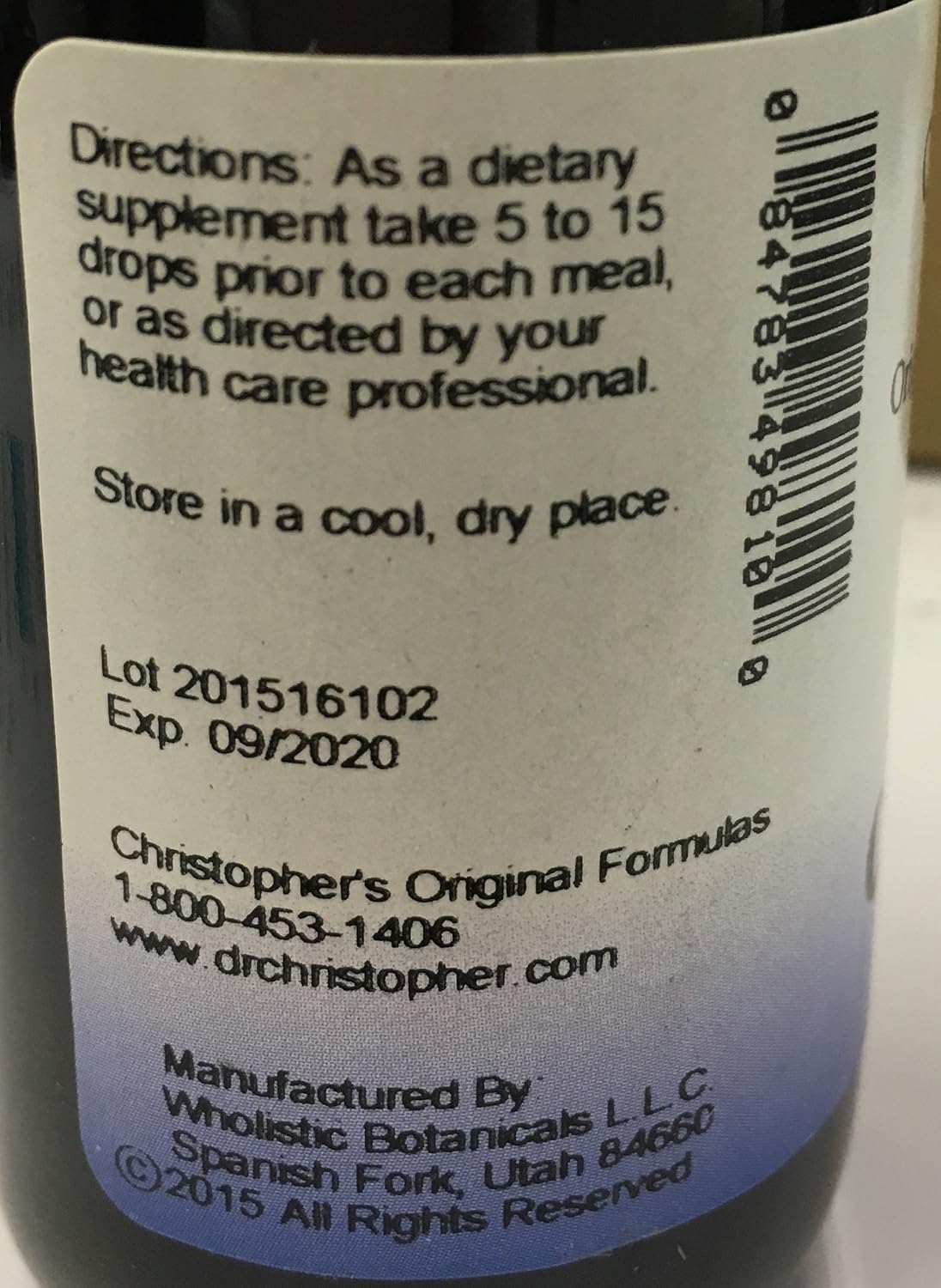 Blood Circulation Extract by Dr. Christopher 2 fl oz Liquid - görsel 2
