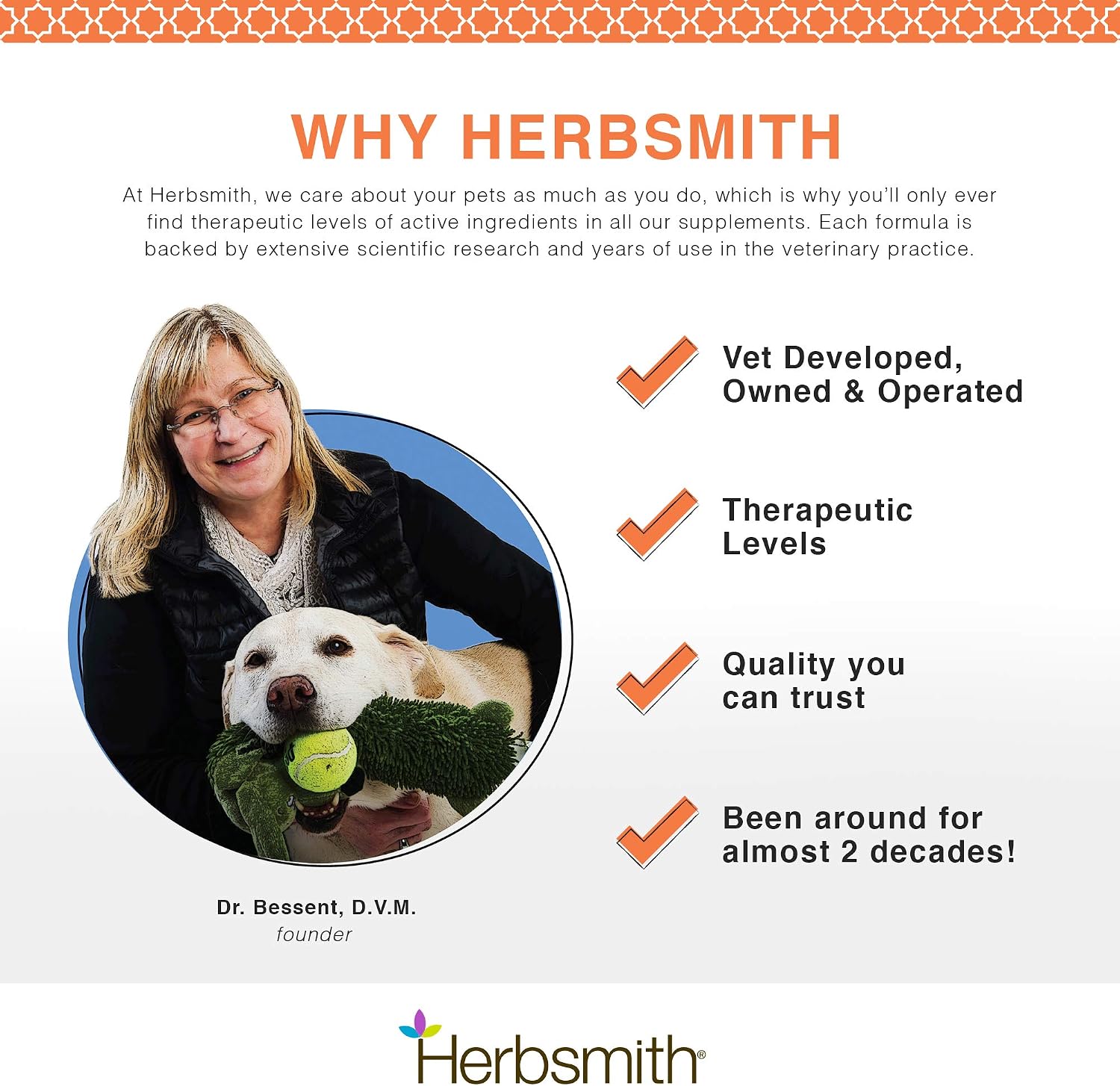 Herbsmith Comfort Aches – Herbal Pain Relief for Dogs and Cats – 150g Powder
