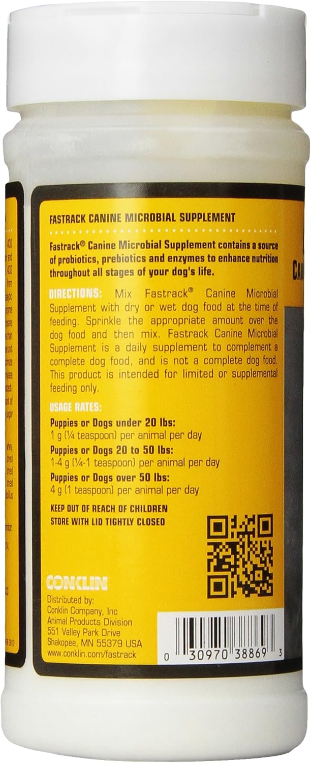 Conklin Fastrack Canine Microbial Supplement for Dogs, 300 g