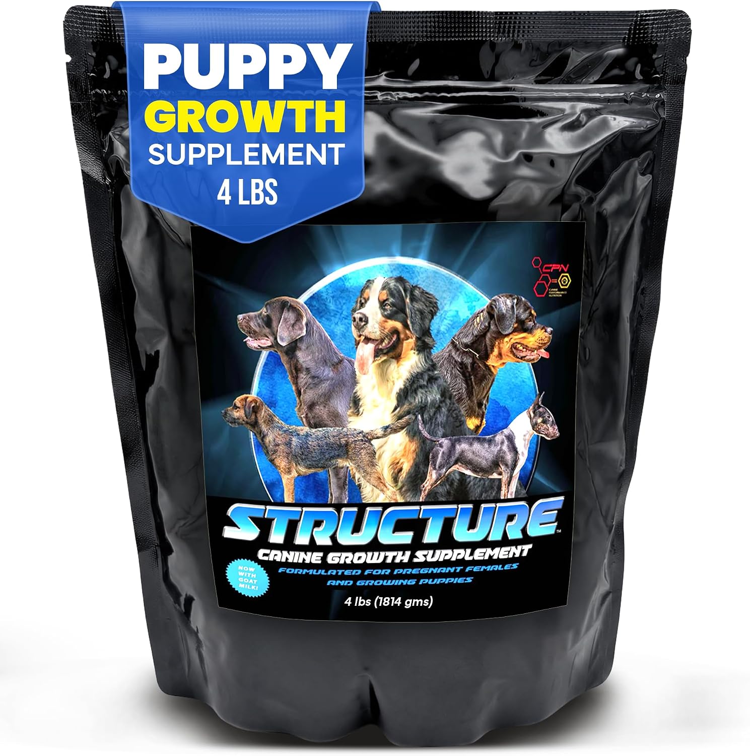 CPN Structure Premium Puppy Growth Supplement – Supports Muscle, Bone & Immune Development – 1.81 kg