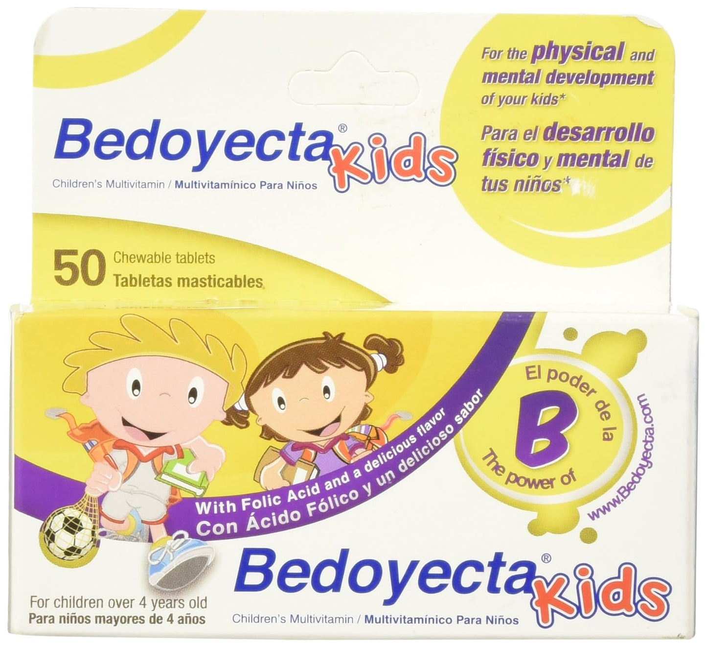 Bedoyecta Children's Chewables Multivitamin, 50 Count - görsel 1