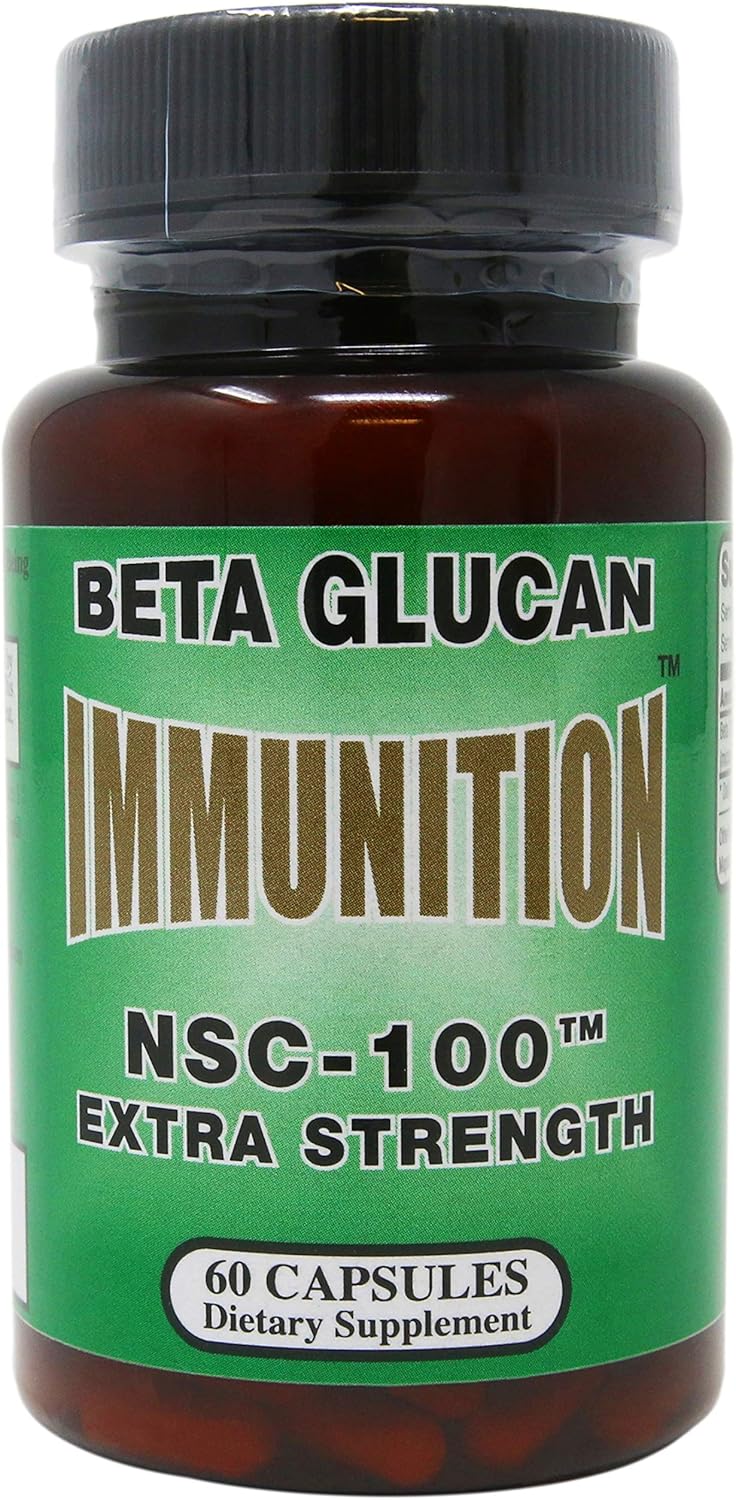 Immunition NSC 100 Beta Glucan Extra Strength – 10 mg – 60 Capsules