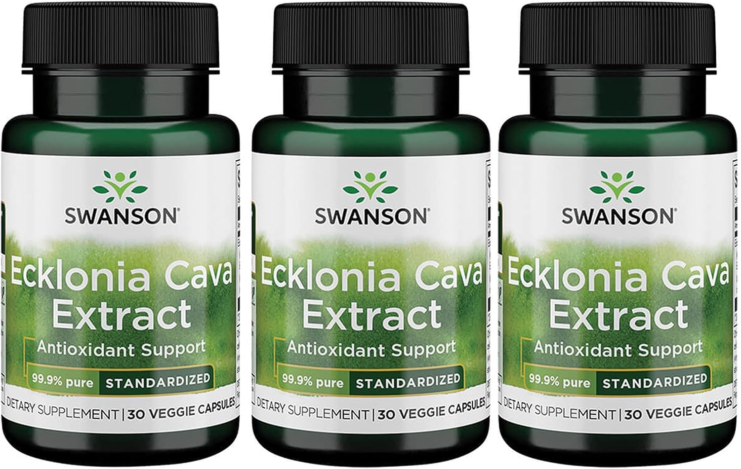 Swanson Ecklonia Cava Extract 53 mg, 30 Vegetarian Capsules