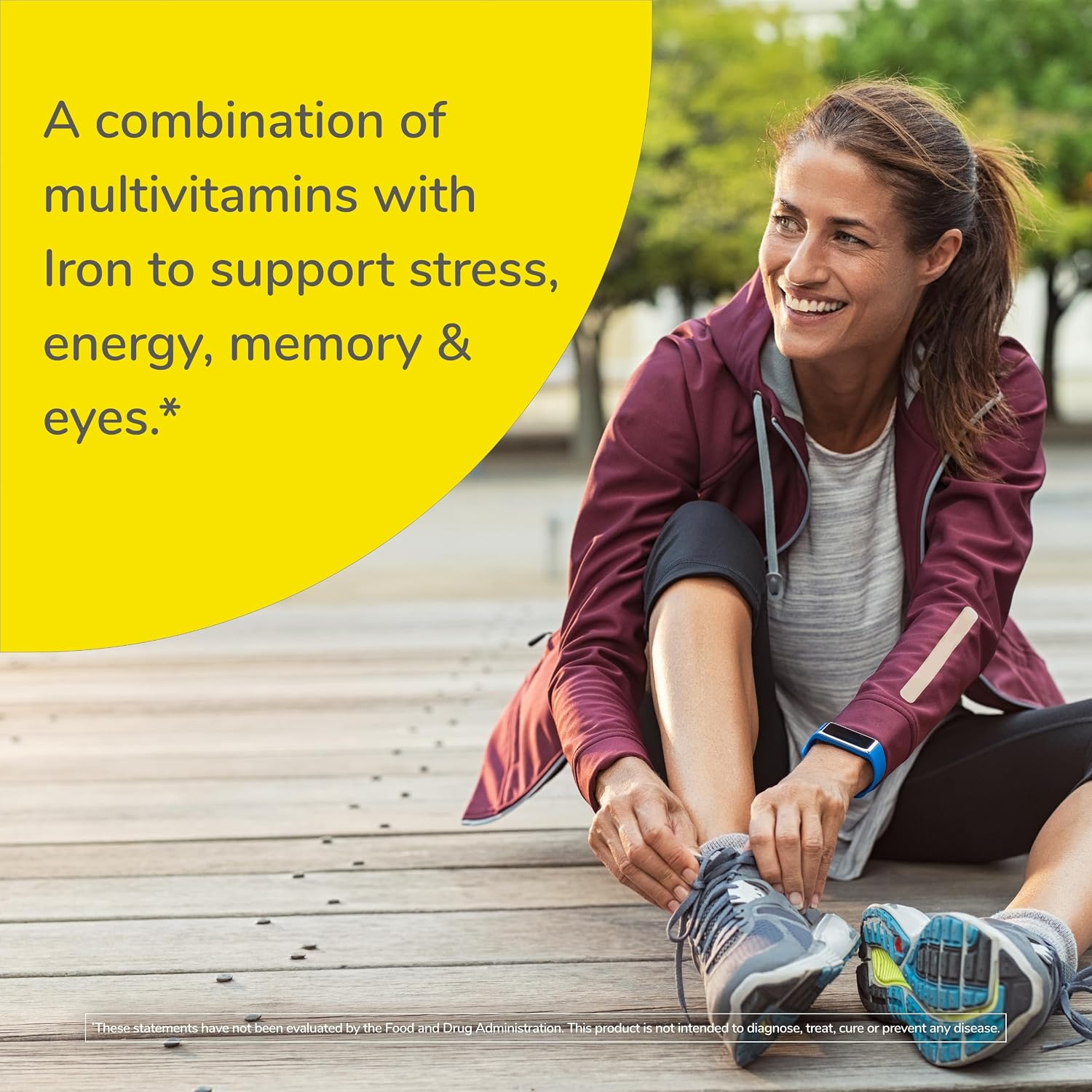 Twinlab Daily One Caps with Iron – Multivitamin & Mineral Supplement, 60 Capsules
