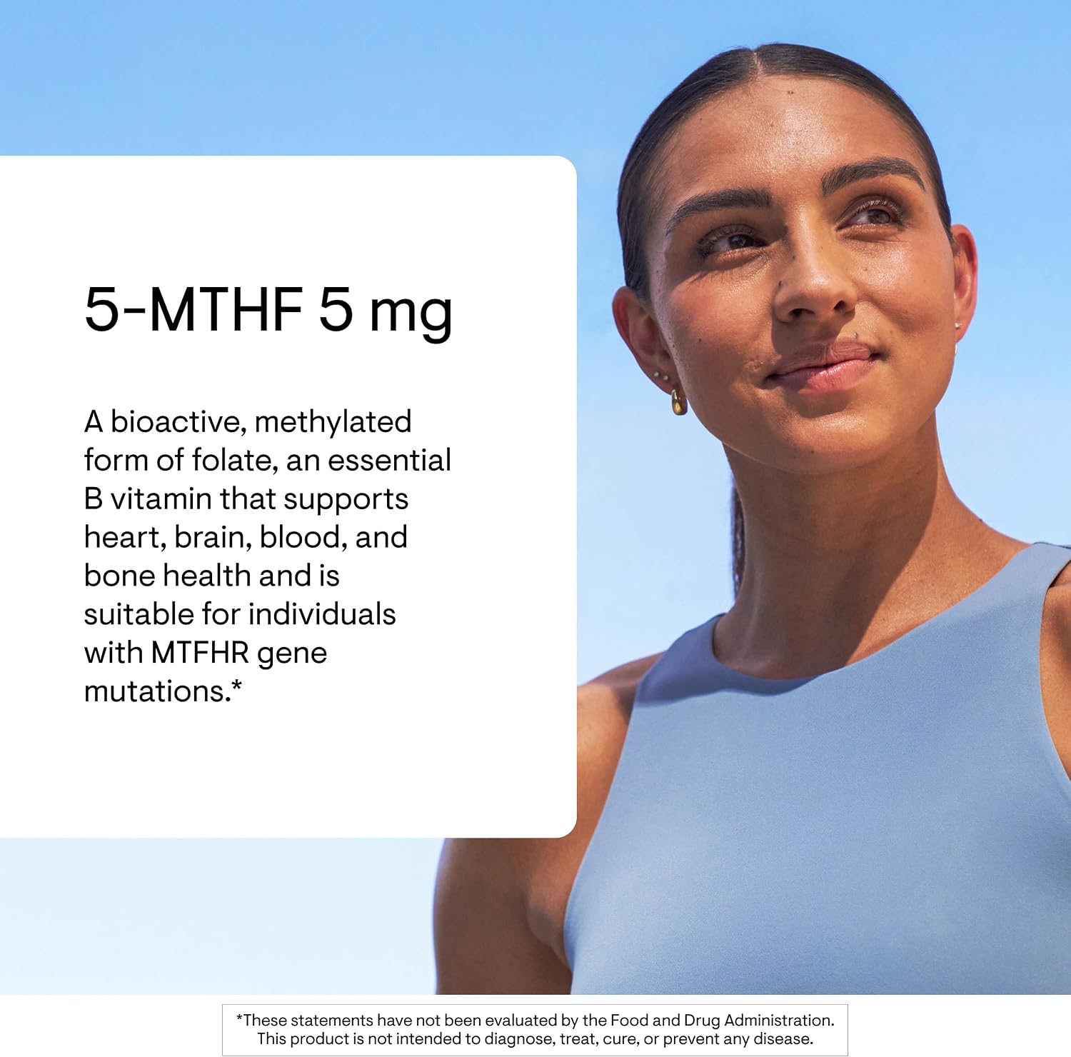 Thorne 5-MTHF - Methylfolate (Active B9 Folate) - 5 mg, 60 Capsules