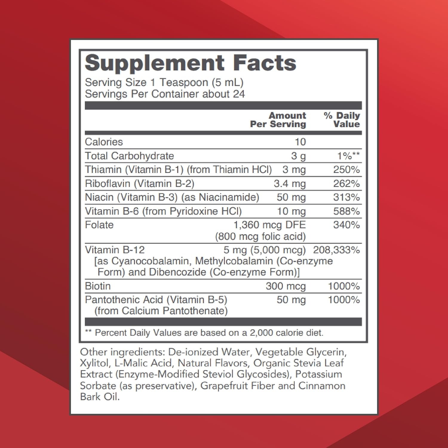 Protocol For Life Balance Liquid B-12 5,000mcg – Nervous System Support with B Vitamins – Dairy-Free & Vegan – 118 mL