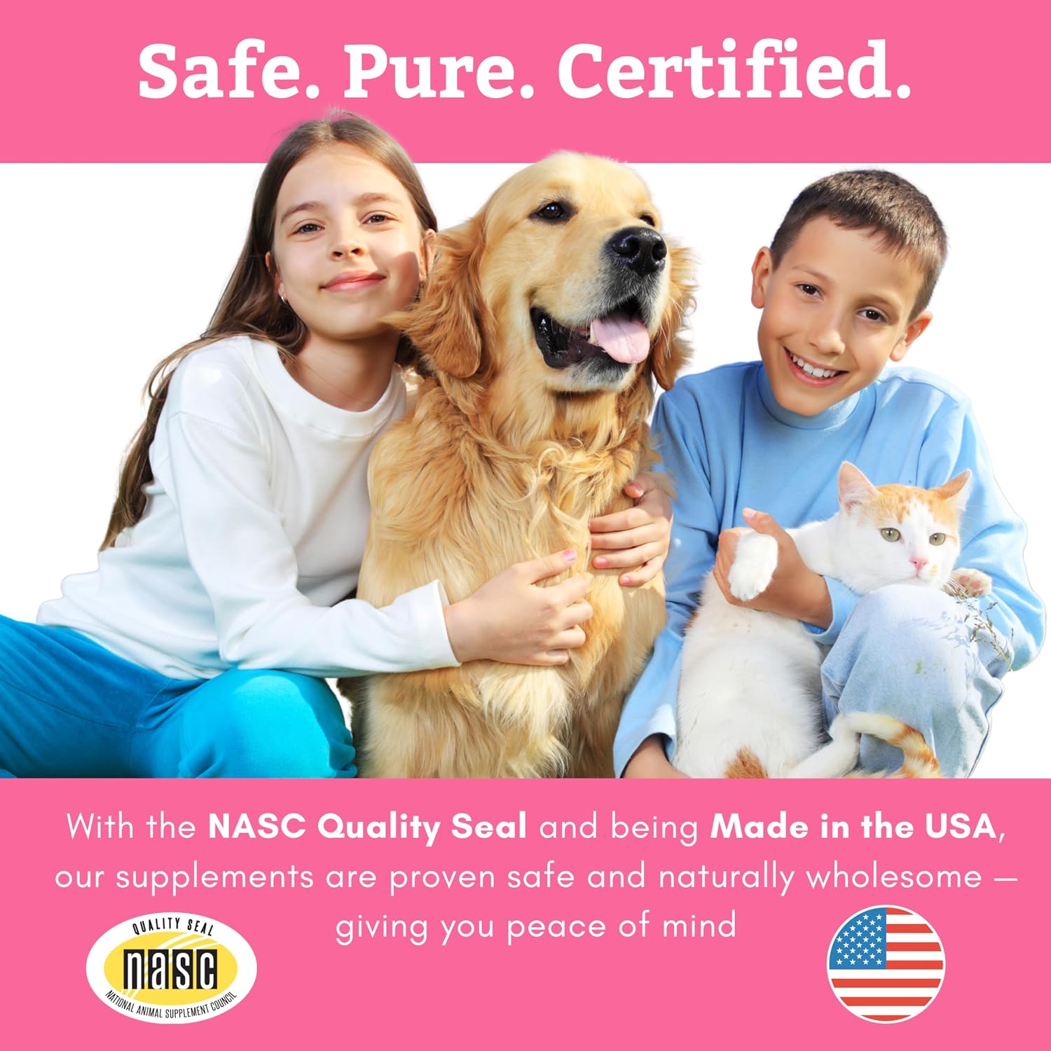 Wholistic Pet Organics Daily Probiotics for Dogs & Cats – Digestive Health Support with Prebiotics & Enzymes – 113 g Powder