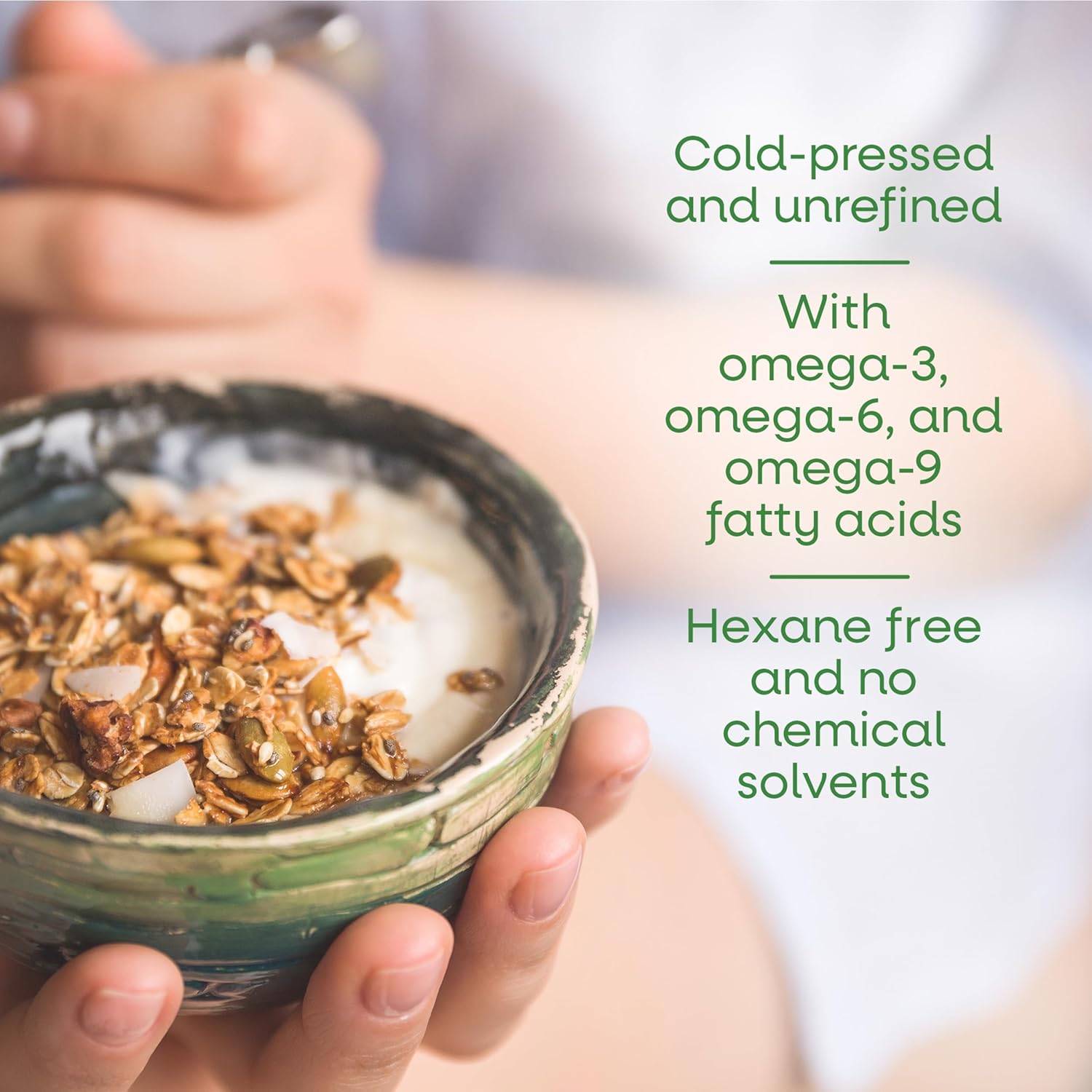Nature's Way Organic Flax Oil Super Lignan, Cold-Pressed Flaxseed Oil with Omega-3 ALA, Unrefined Organic Liquid, 473 mL