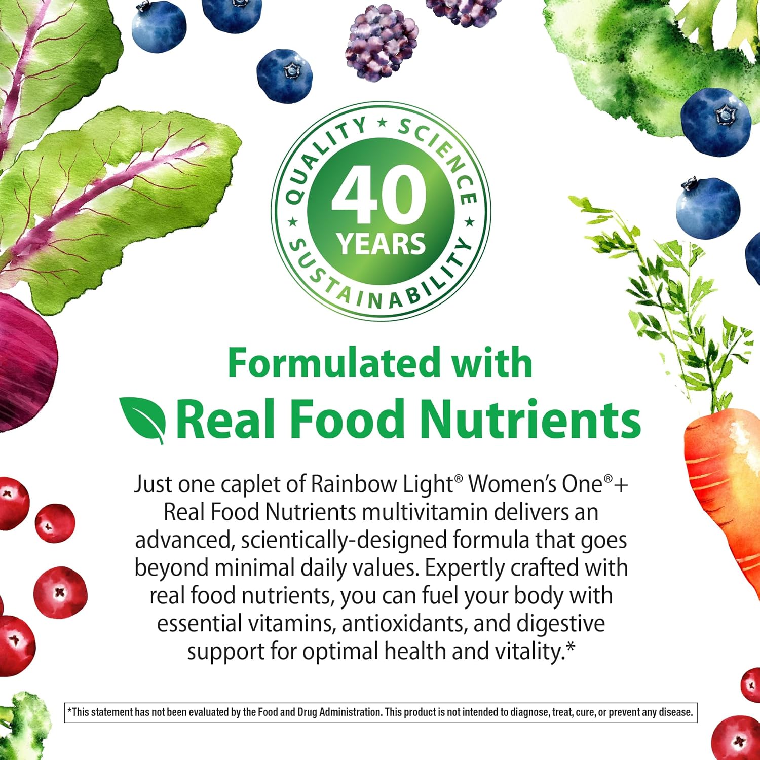 Rainbow Light Women's Multivitamin One+ | 150 Caplets