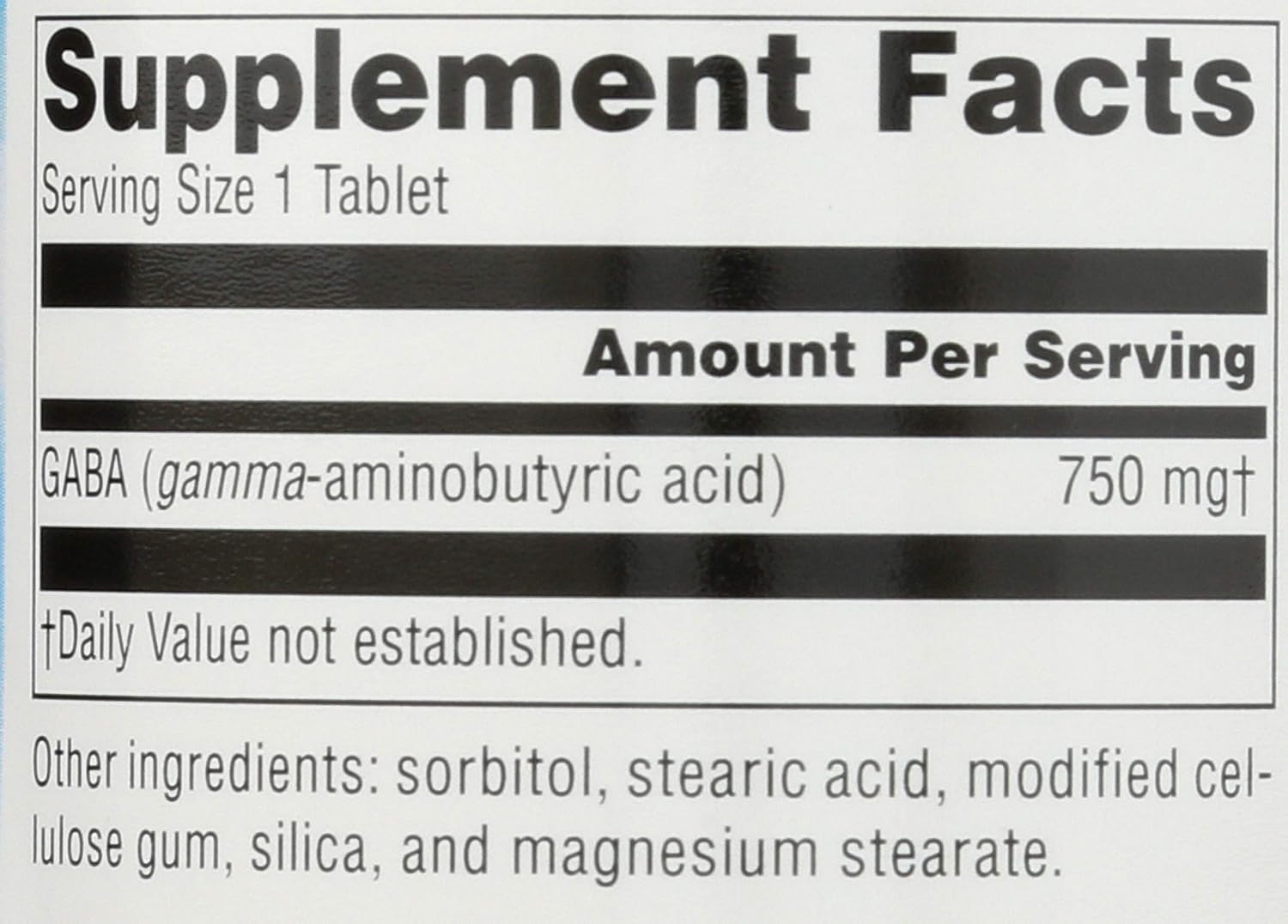 Source Naturals Serene Science GABA 750 mg – Calm Mind Support, 90 Tablets