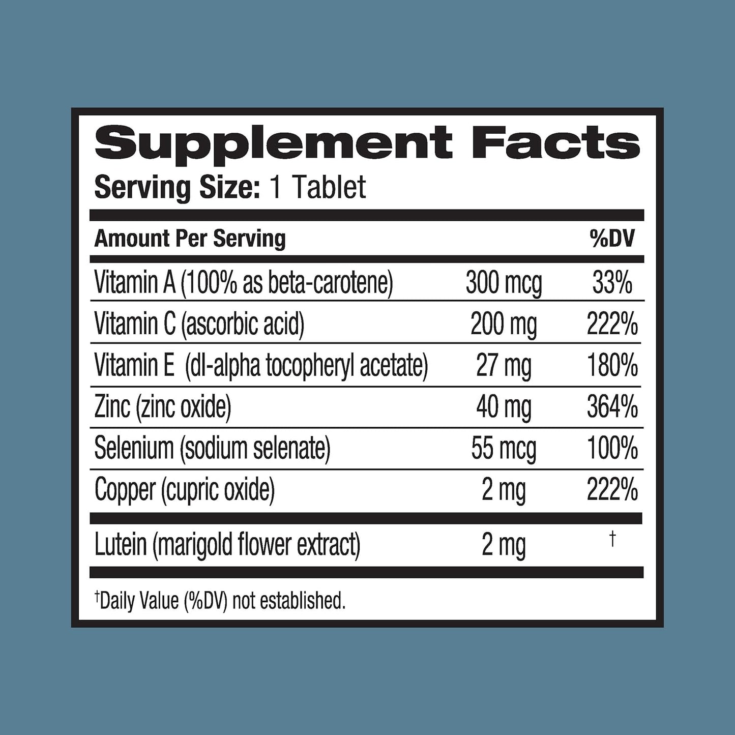 Bausch + Lomb Ocuvite Vitamin & Mineral Supplement with Lutein, 120 Tablets (Pack of 3) - görsel 9
