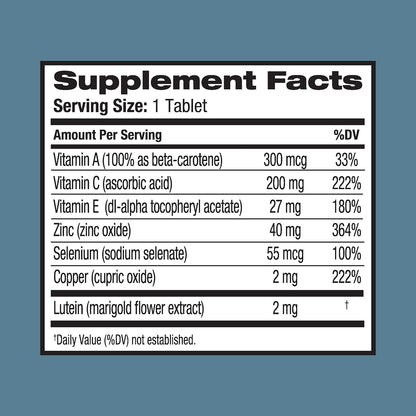 Bausch + Lomb Ocuvite Vitamin & Mineral Supplement with Lutein, 120 Tablets (Pack of 3)