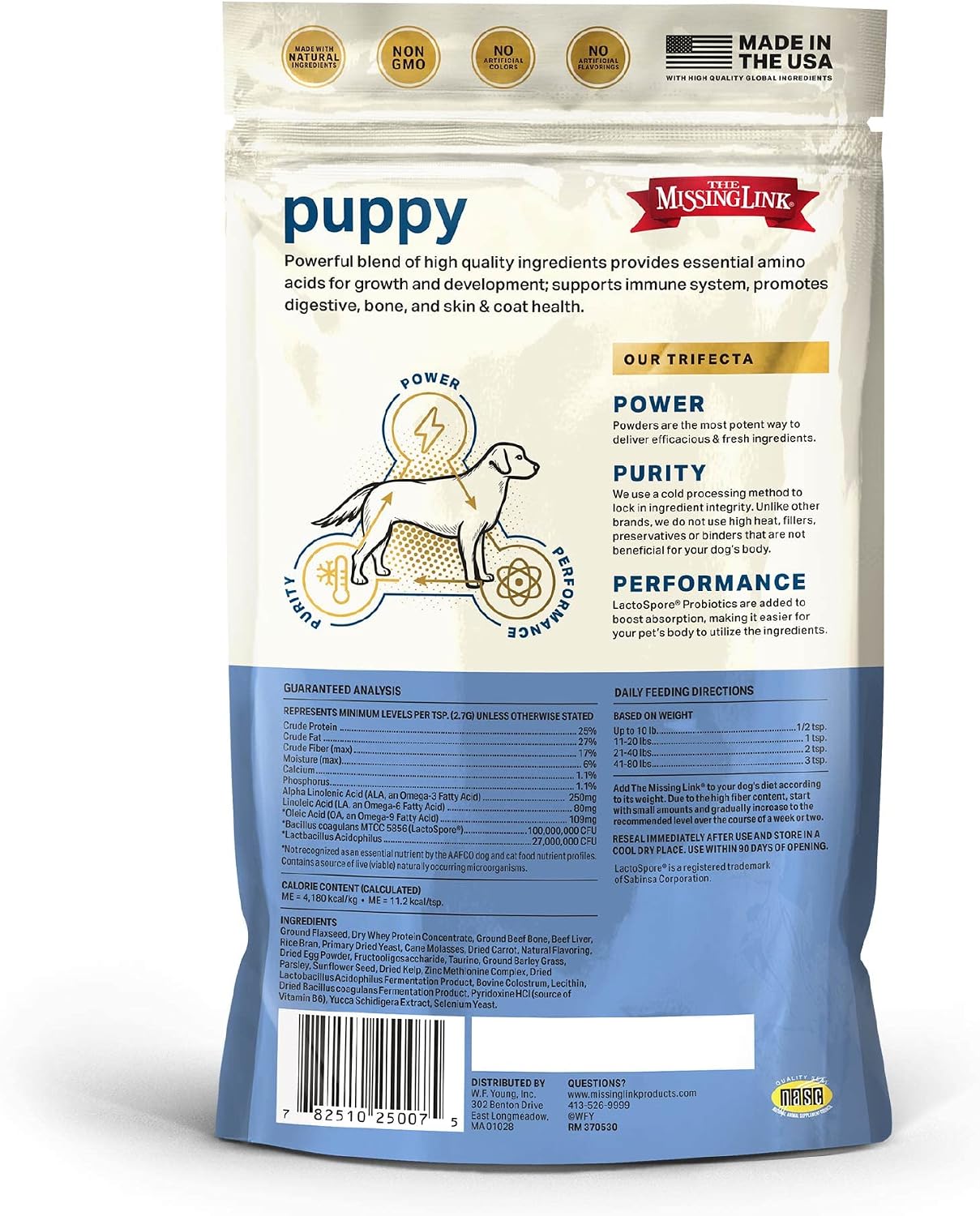 The Missing Link Puppy Supplement 8 oz (227 g) – Superfood Powder