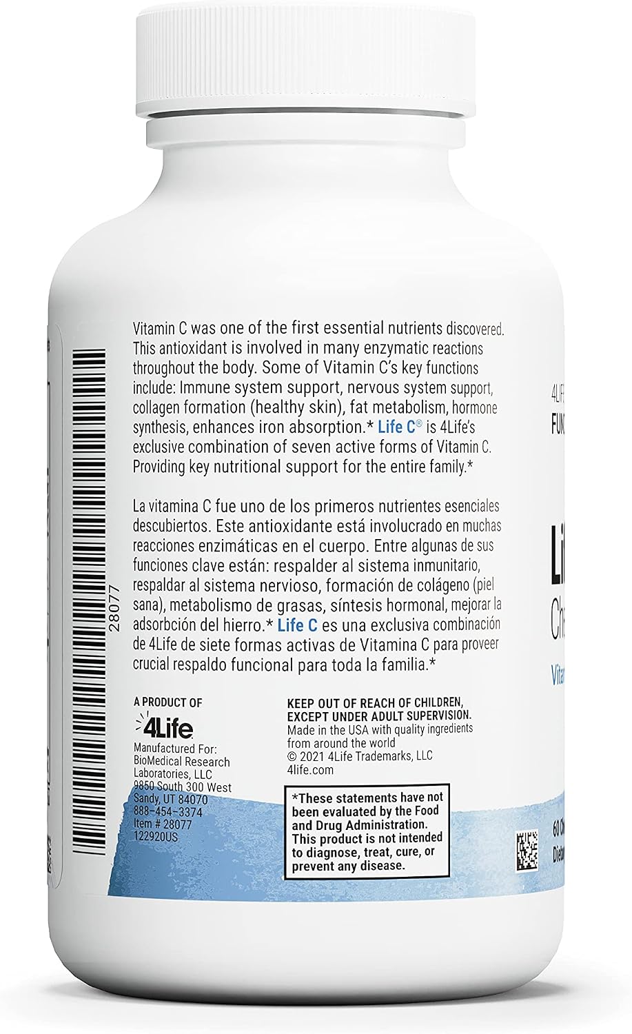 4Life Life C Chewable Vitamin C – Immune & Collagen Support, 60 Tablets - görsel 4