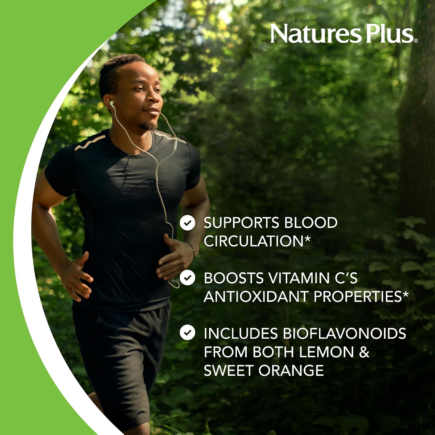 NaturesPlus Biorutin 1000 mg - Bioflavonoid & Rutin Complex - 60 Tablets