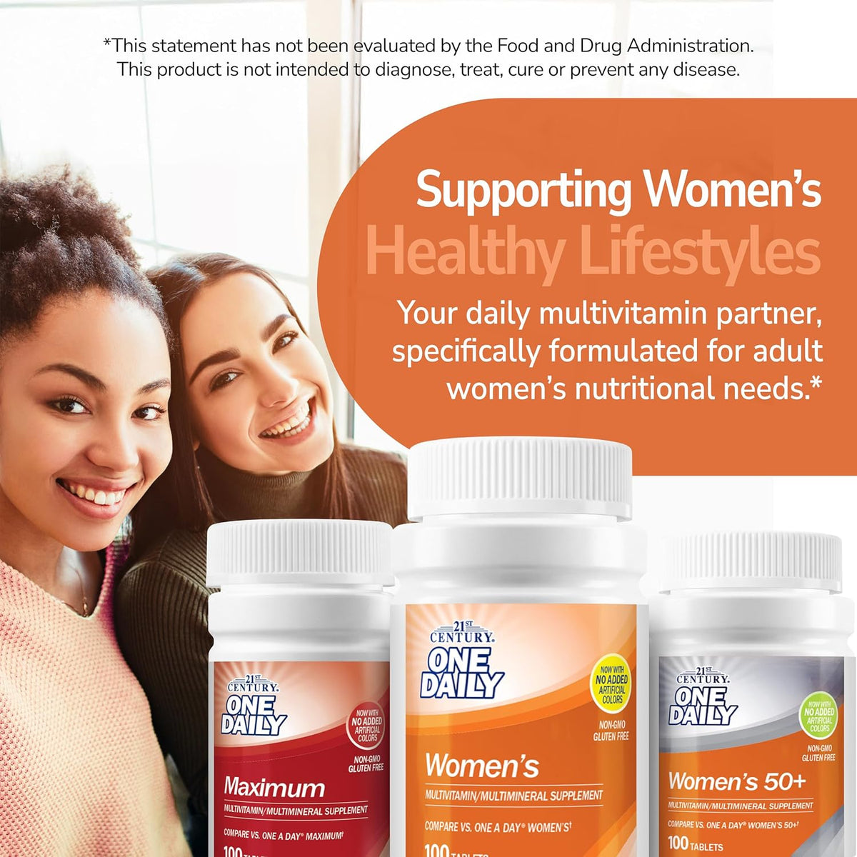 21st Century One Daily Women's Tablets, 100 Count - görsel 7