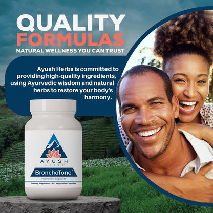 Ayush Herbs Bronchotone – Bronchial Support Supplement