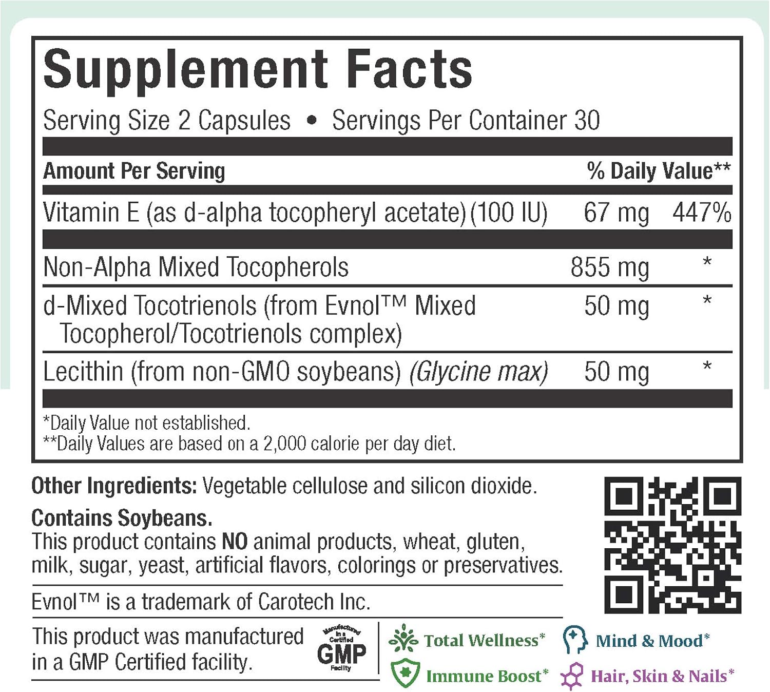 Maxi Health Premium E Complete - 200 IU Natural Vitamin E - 60 Capsules (Gluten-Free, Kosher)