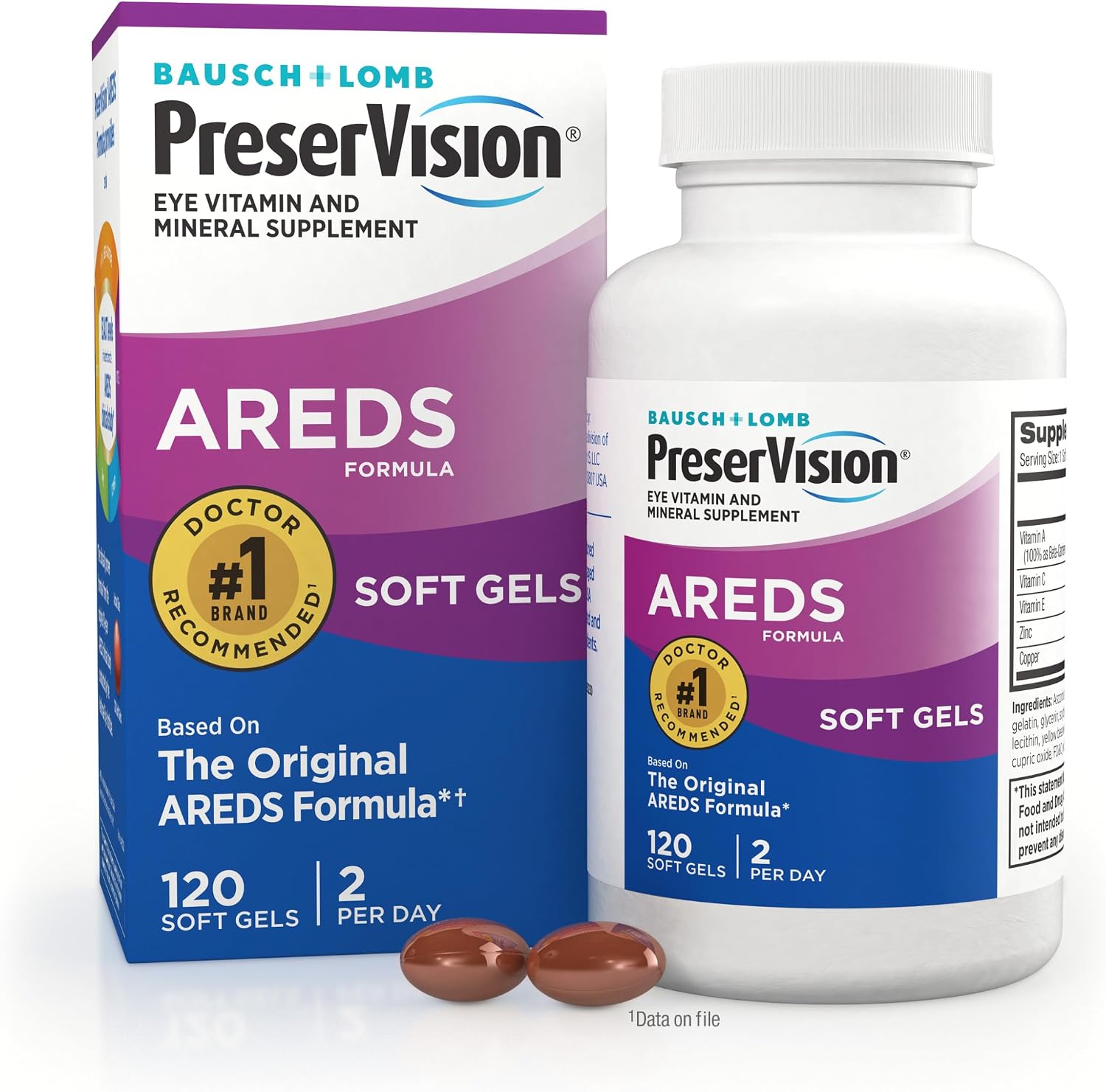 PreserVision AREDS Eye Vitamins - 120 Softgels