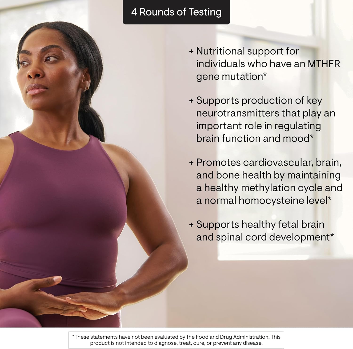Thorne 5-MTHF - Methylfolate (Active B9 Folate) - 5 mg, 60 Capsules