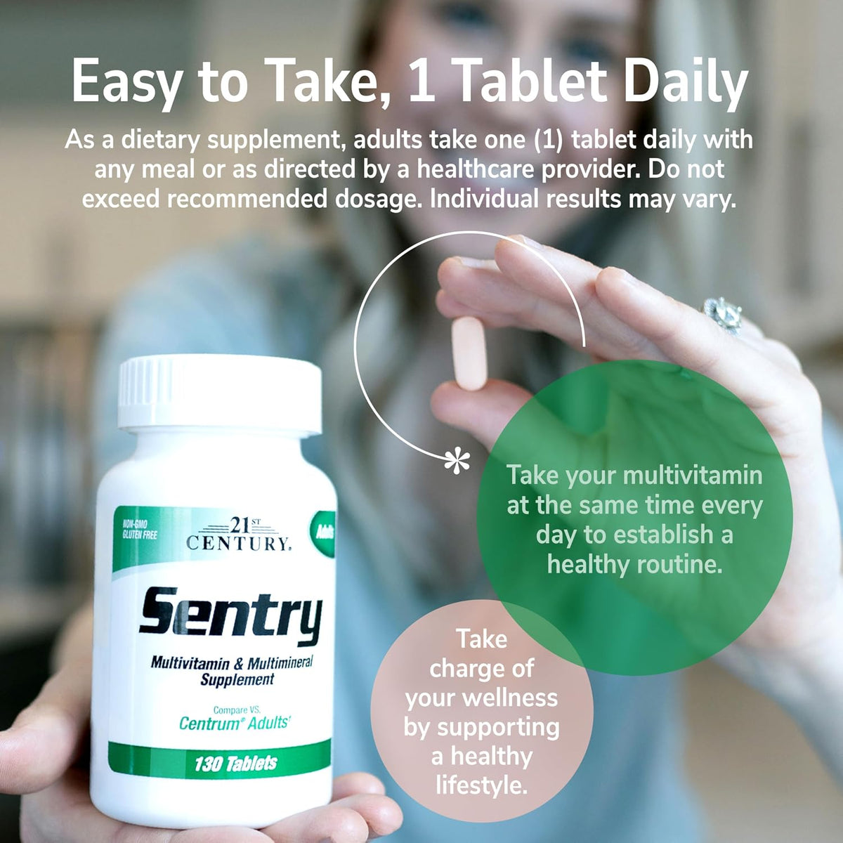 21st Century Sentry, 300 Tablets (Pack of 2) - görsel 6